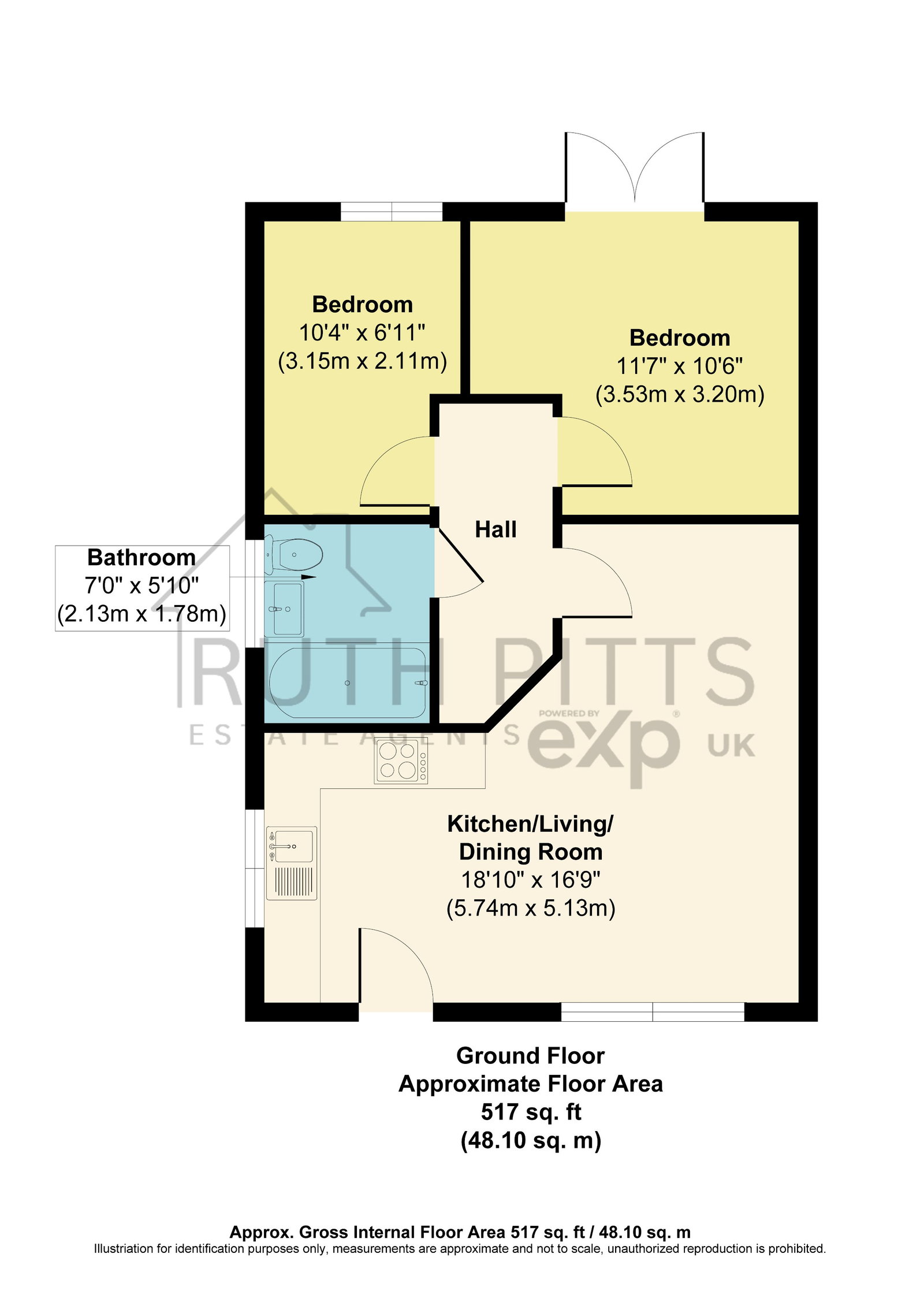 3 New Brook Road, Pontefract floorplan