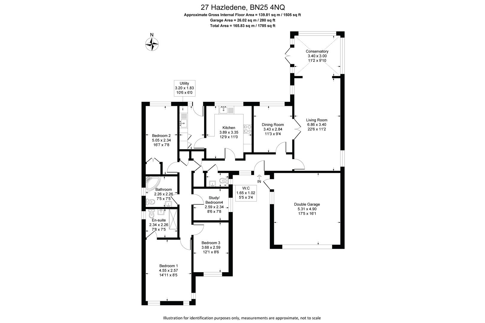 27, Hazeldene, Seaford floorplan