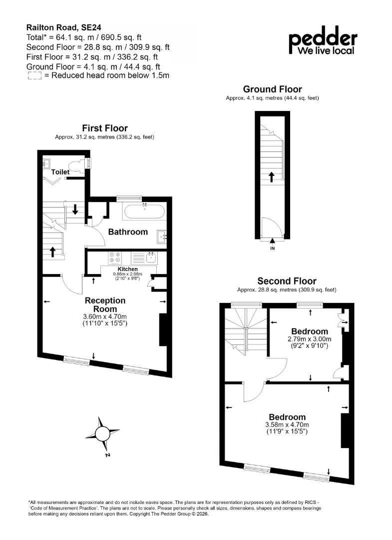Railton Road, London floorplan