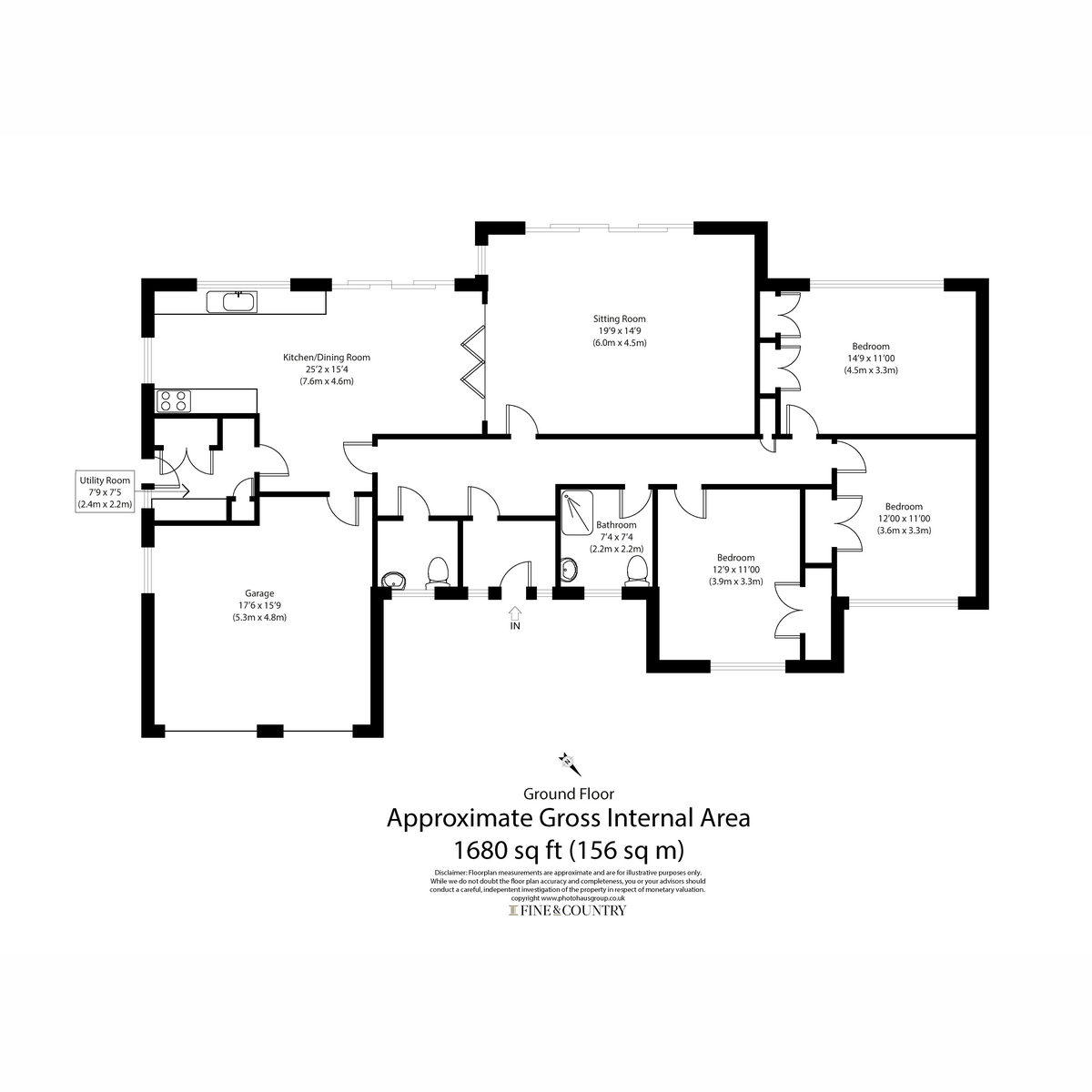 1, The Lawns, Ipswich floorplan
