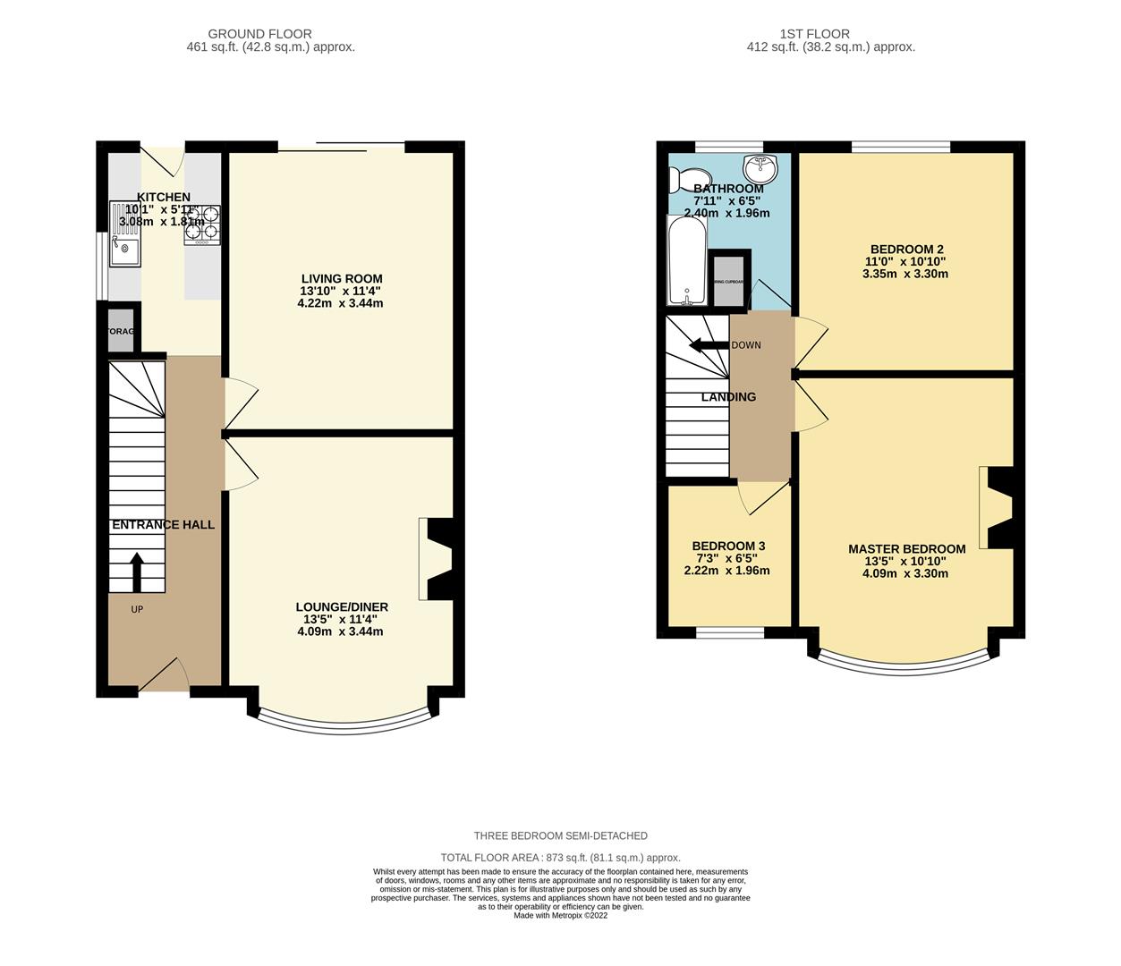 Barkway Road, Stretford, Manchester M32, 3 bedroom semidetached house