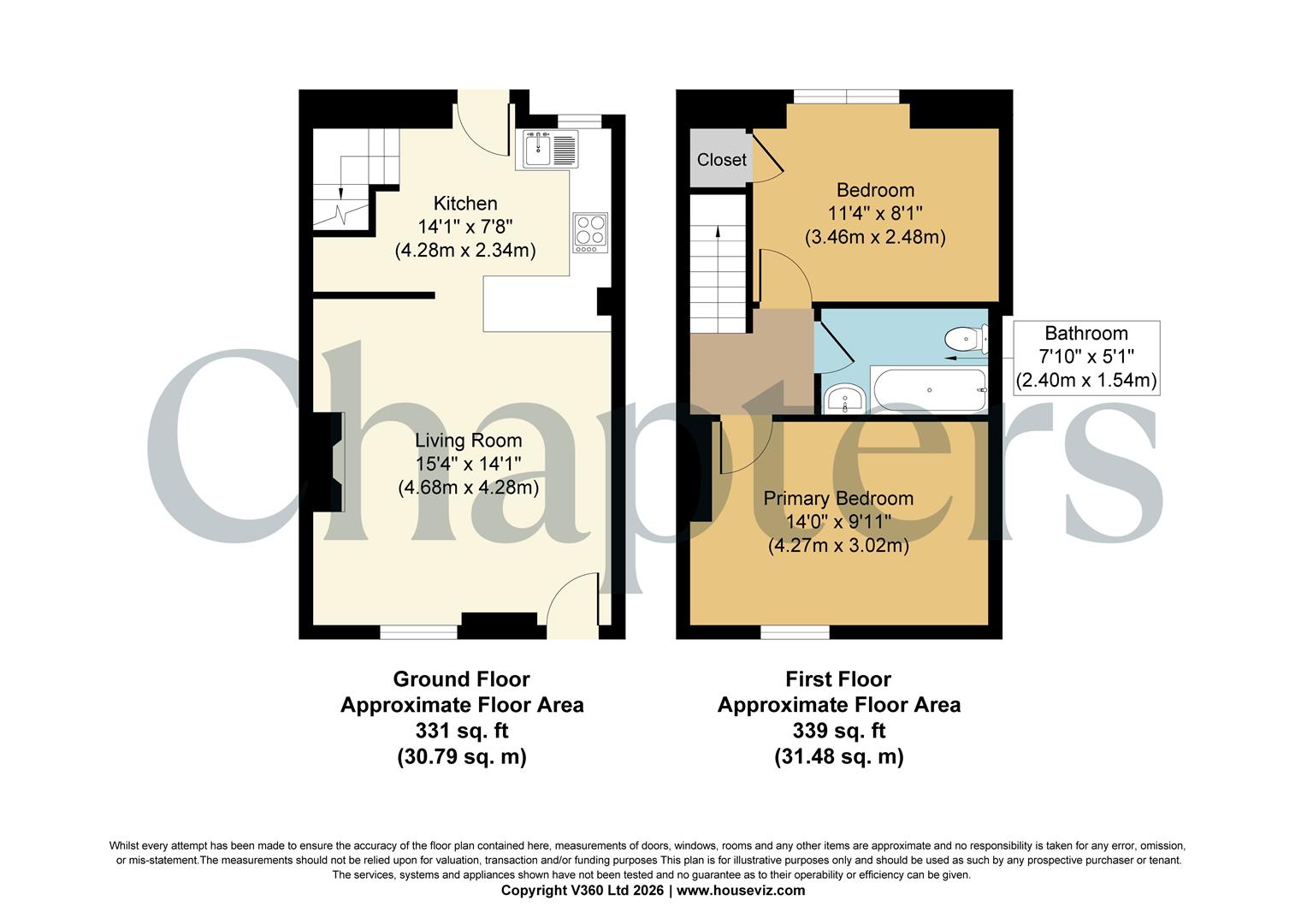 346, Oldham Road, Sowerby Bridge floorplan