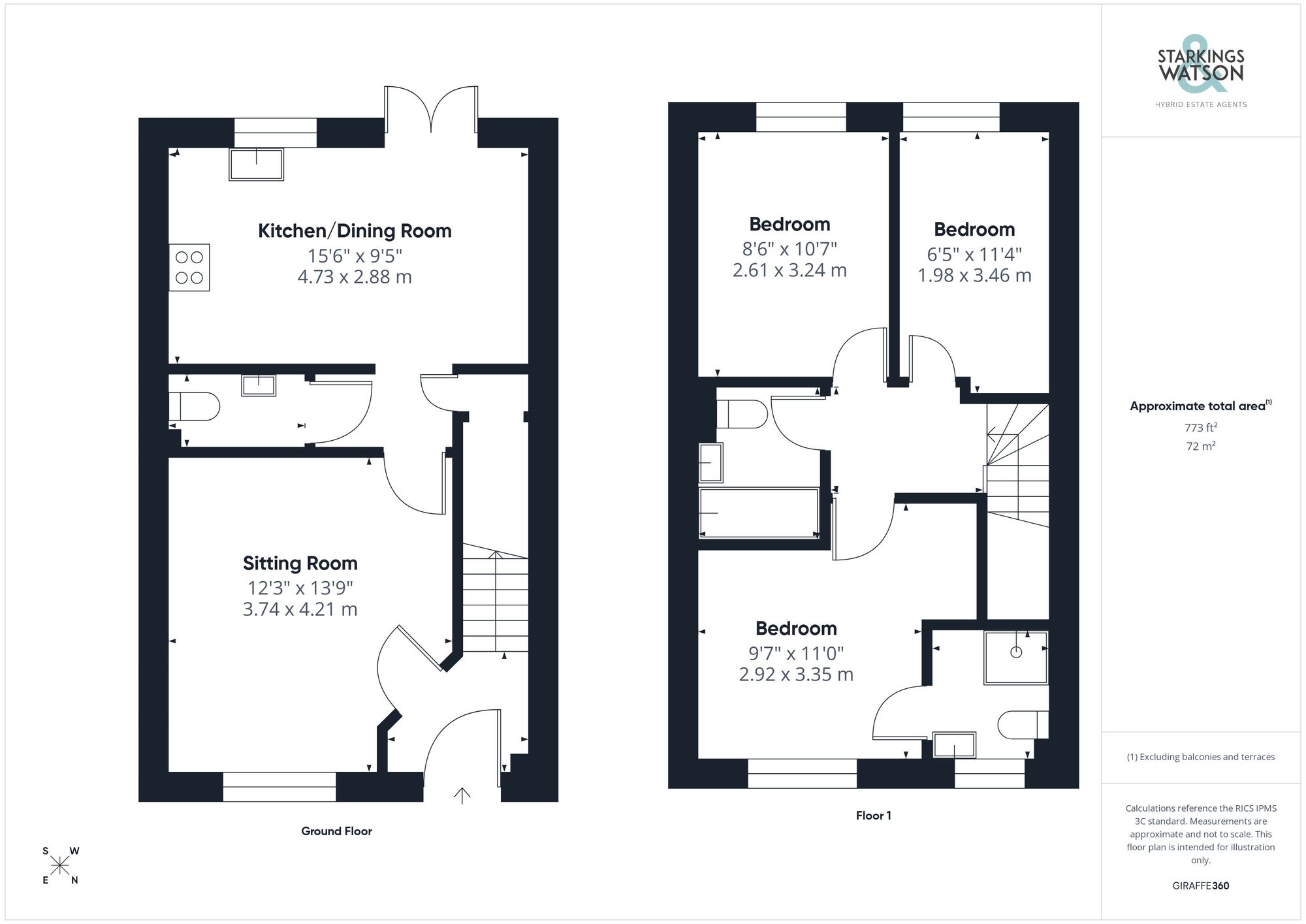 4 Meadowsweet Mews, Norwich floorplan