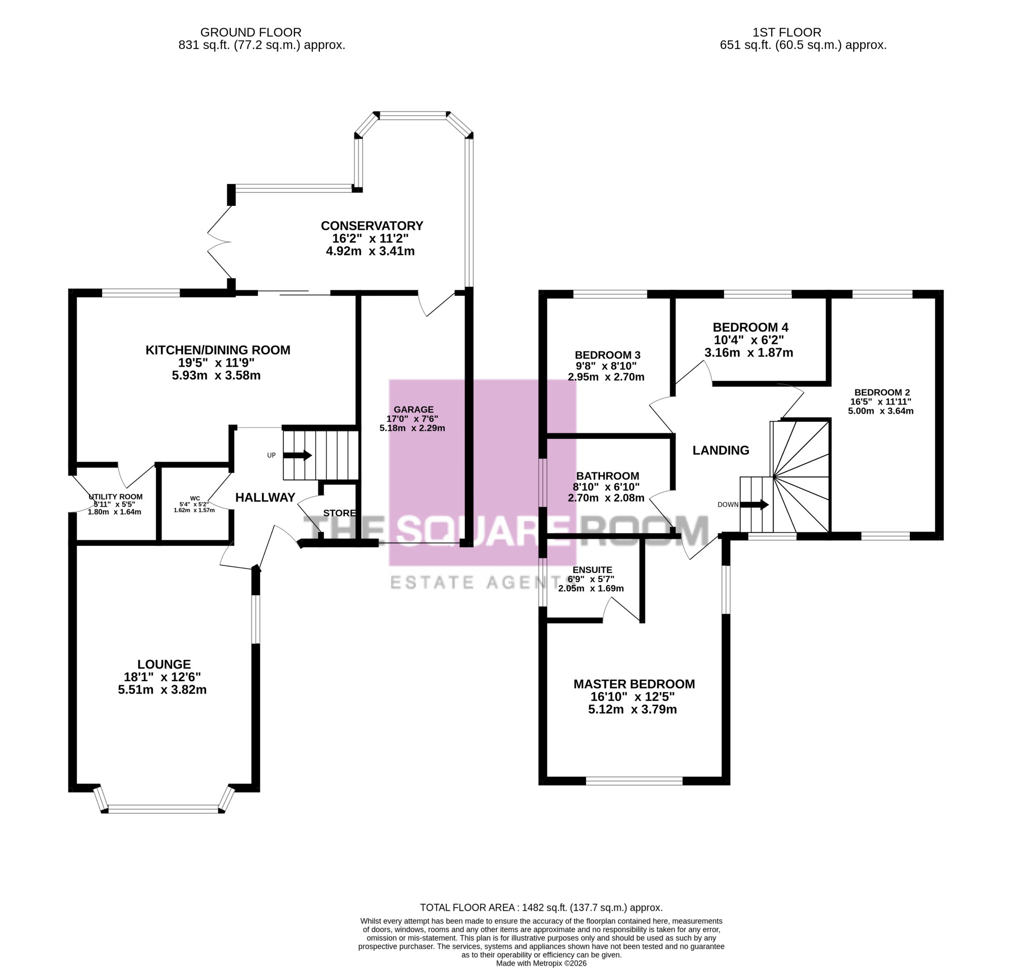 Plovers Way, Blackpool floorplan