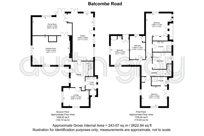 Yalding, Balcombe Road,, Horley floorplan
