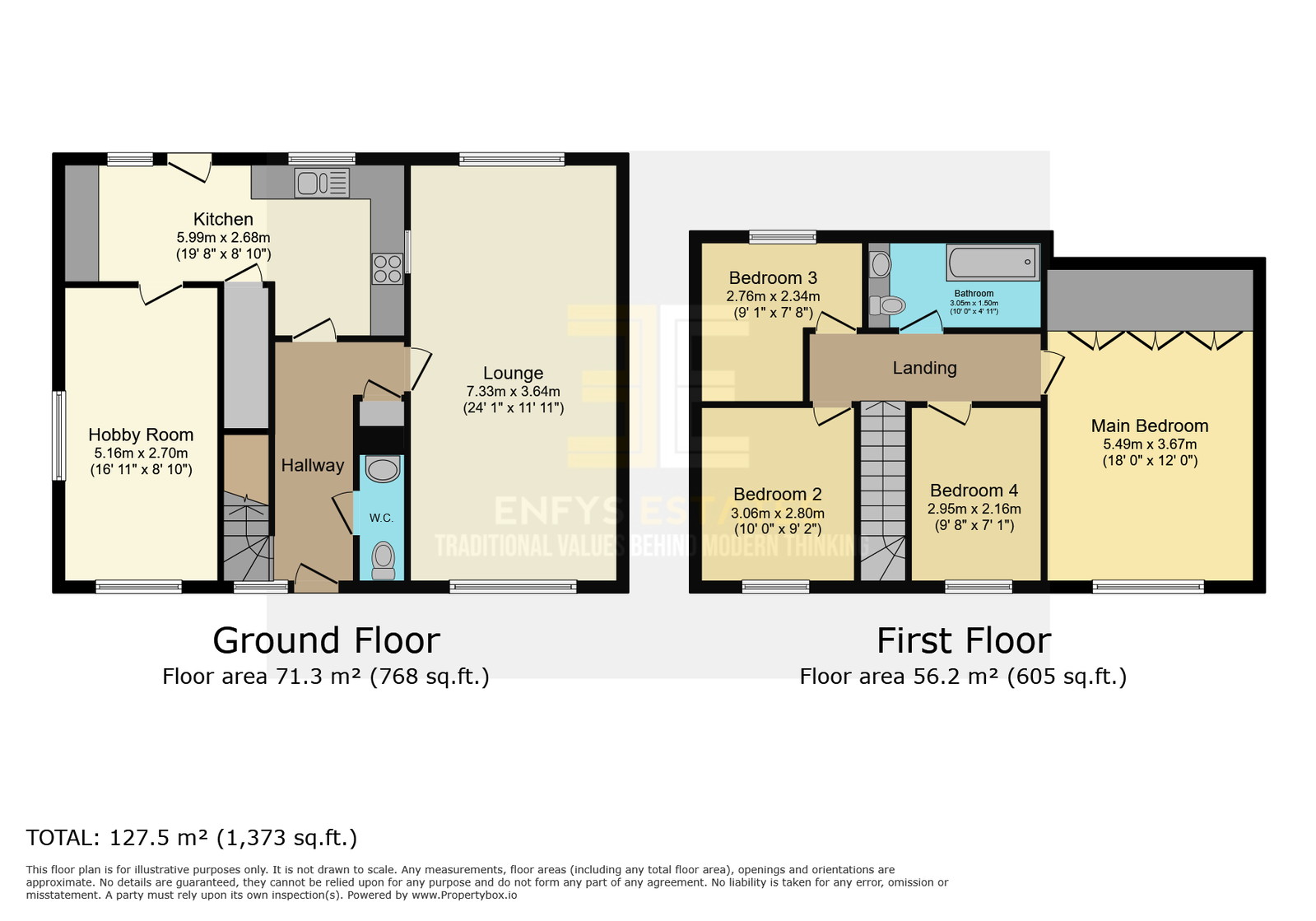 57, Bryn Castell, Conwy floorplan