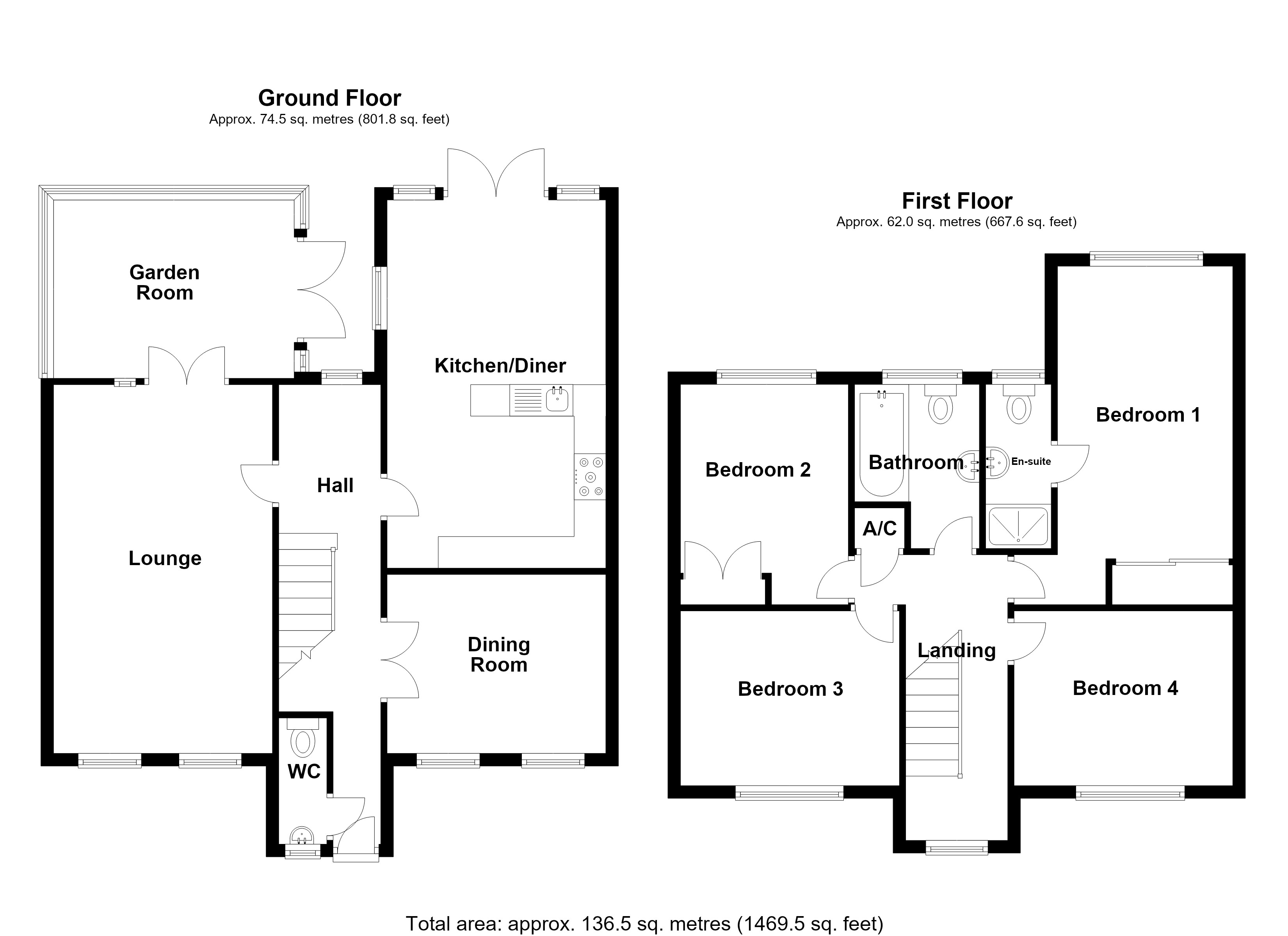 2, Wordsworth Court, Lincolnshire floorplan