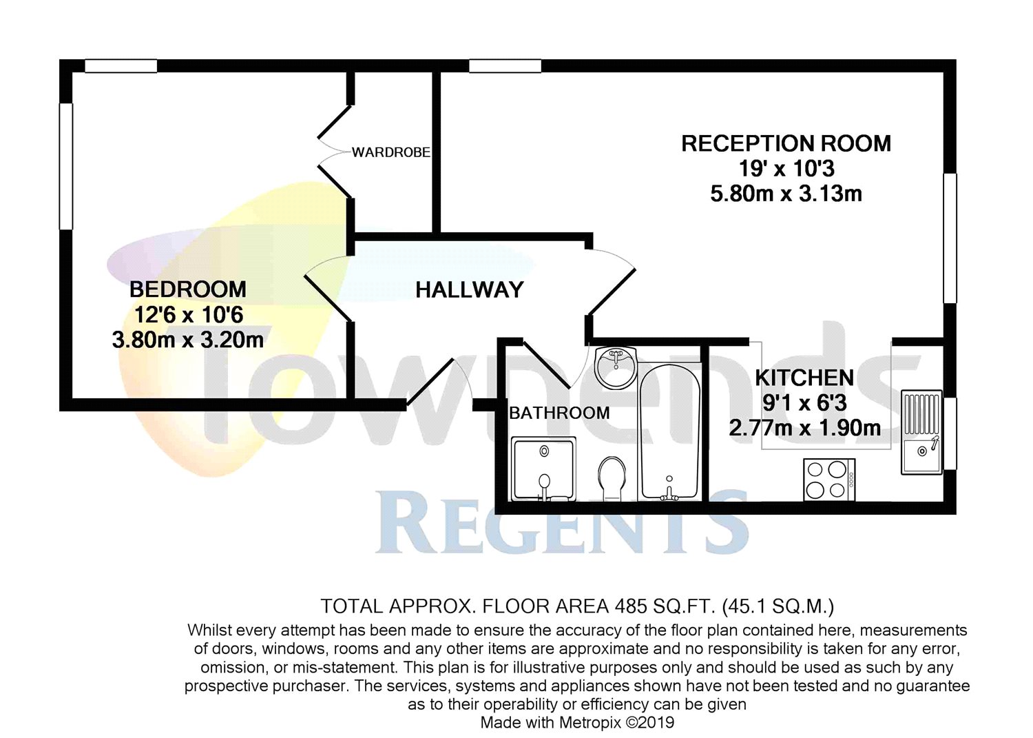 1 Bedrooms Flat to rent in Wesley Drive, Egham, Surrey TW20