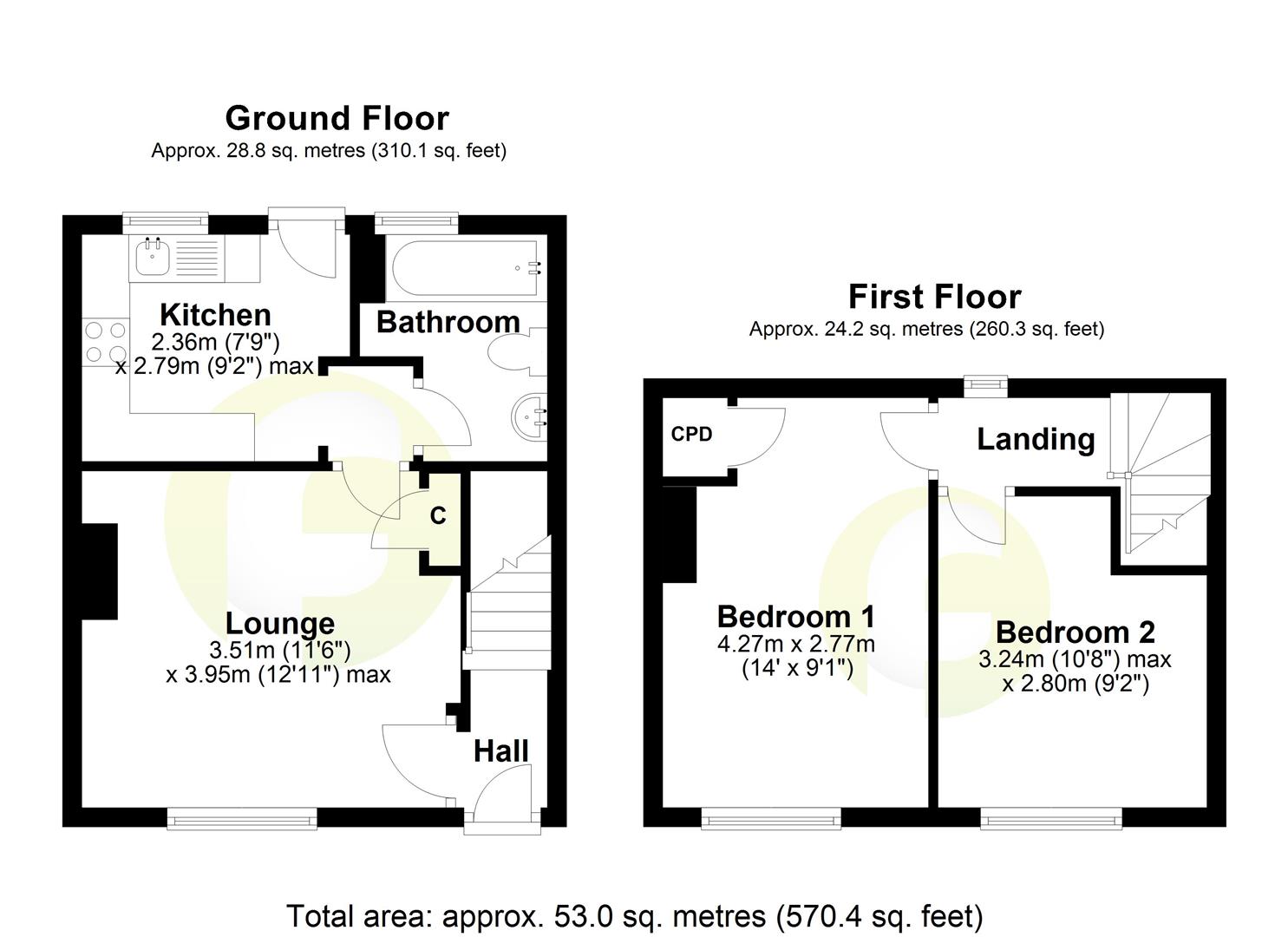 9, Willoughby Road, North Shields floorplan