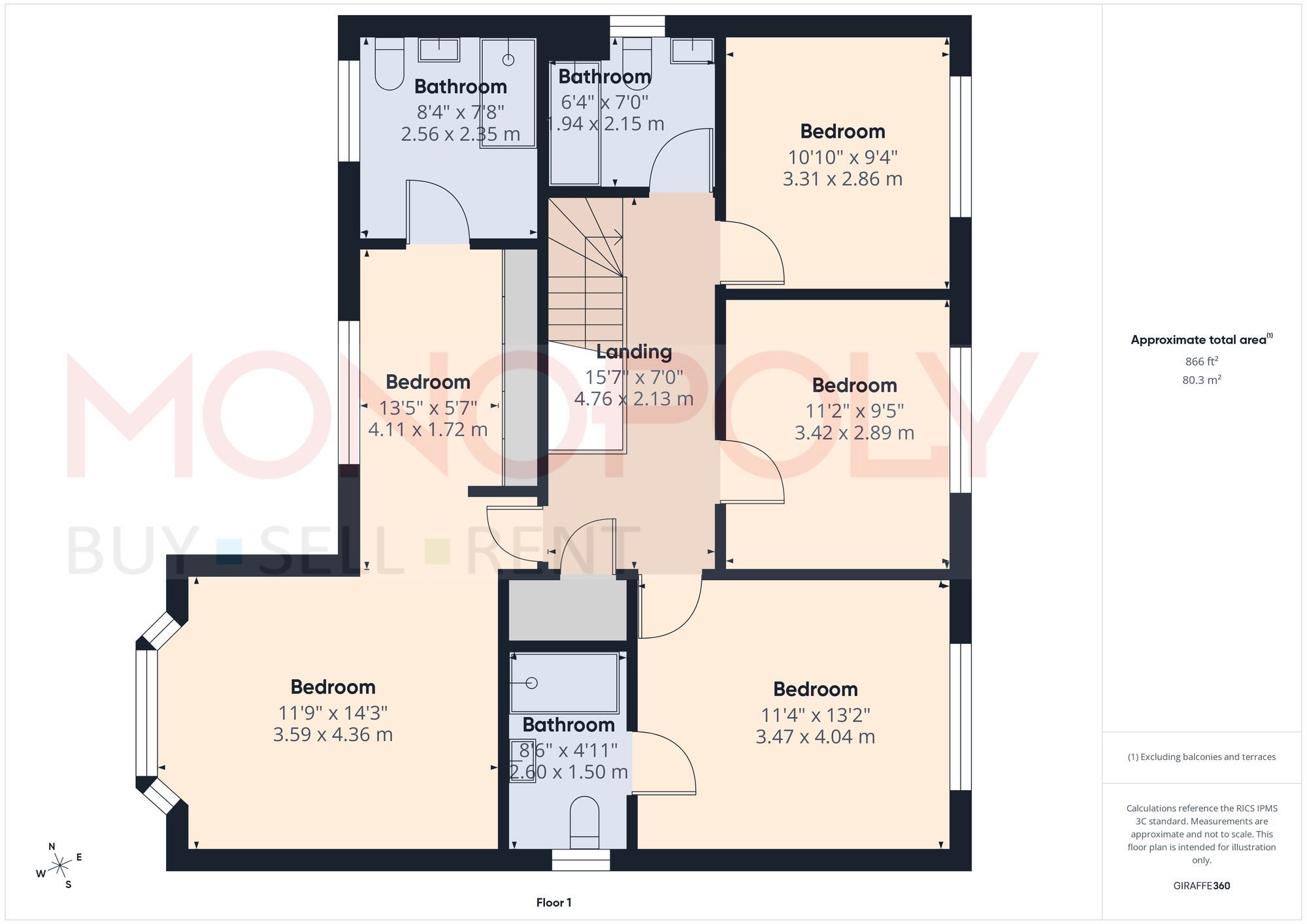 8 Dol Ywen, Wrexham floorplan