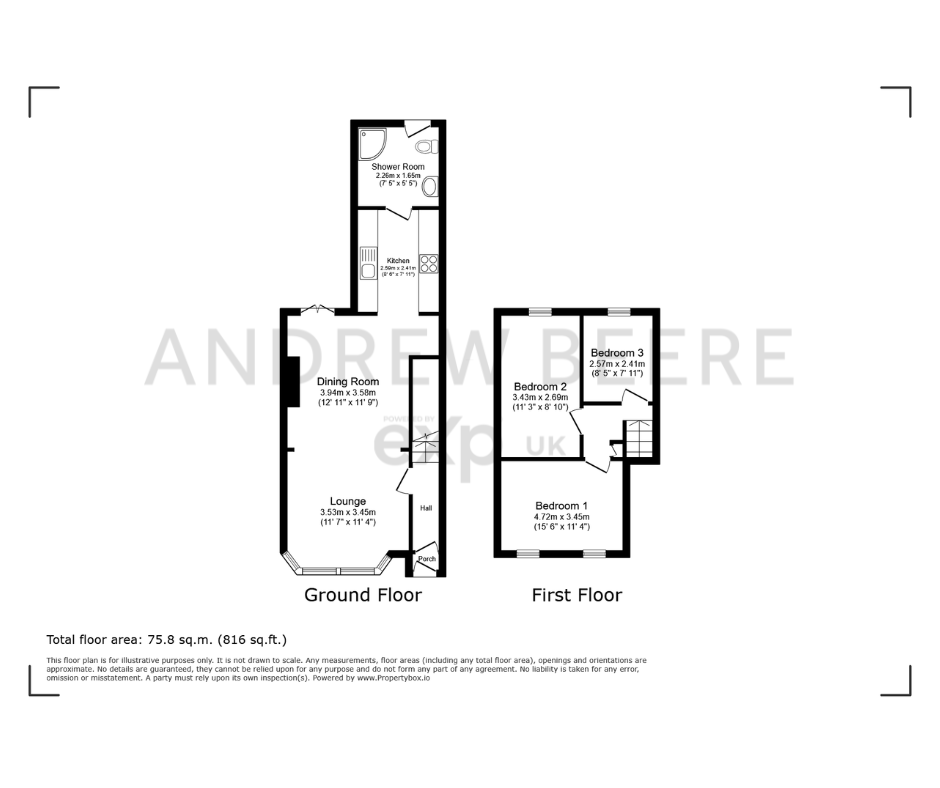 47, Hunter Road, Ashford floorplan