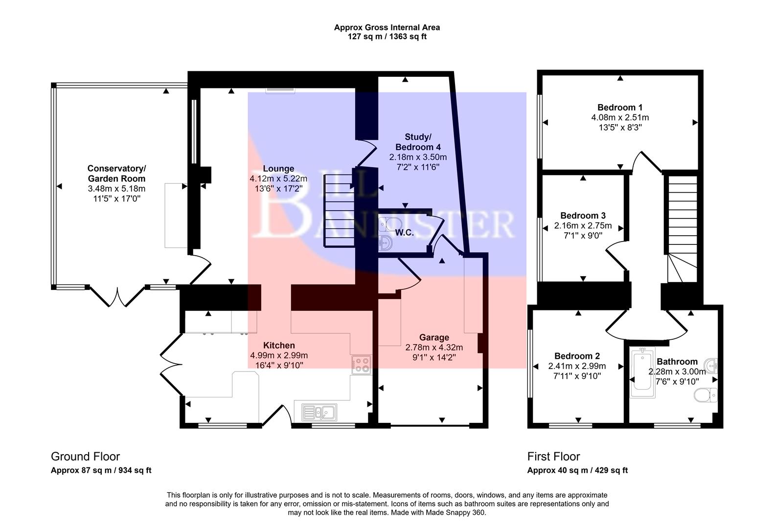 Burnwithian Cottage, Burnwithian, Redruth floorplan