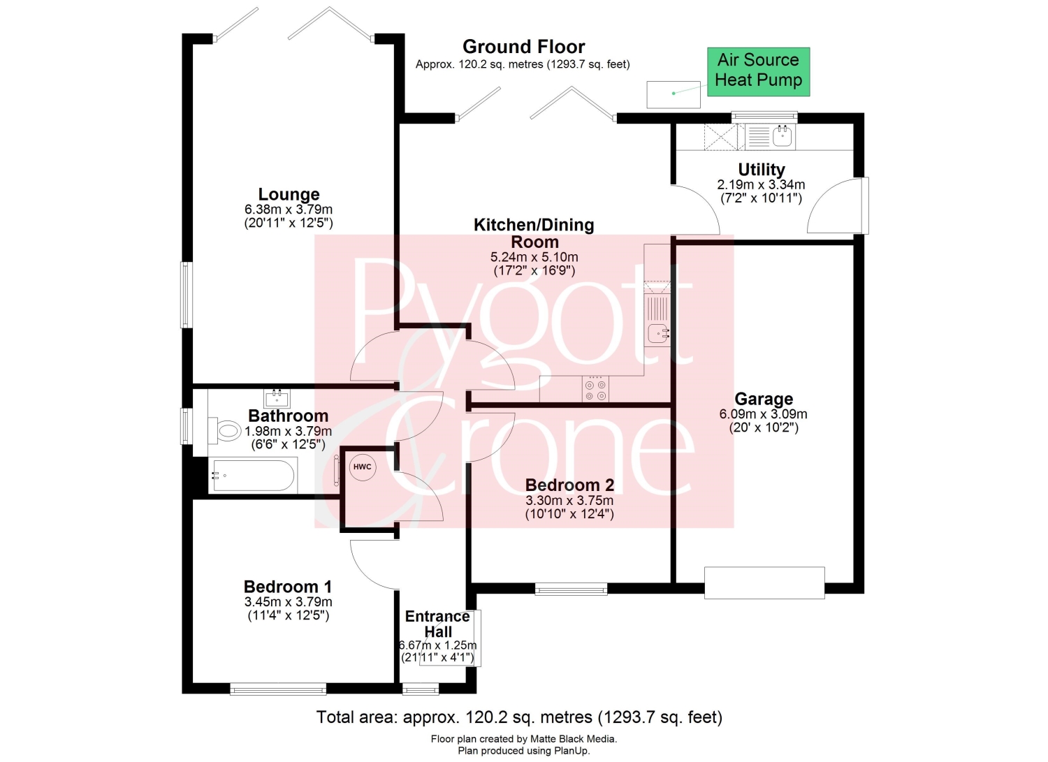 Plot 4 New Bungalows, Water Gate, Spalding floorplan