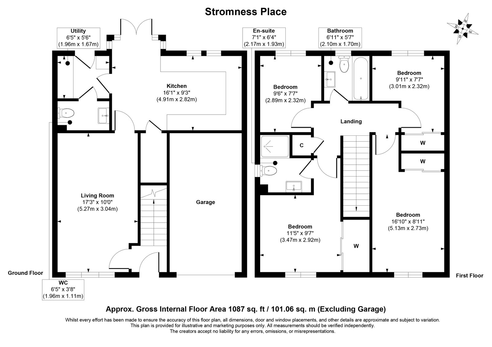 8, Stromness Place, Kirkcaldy floorplan