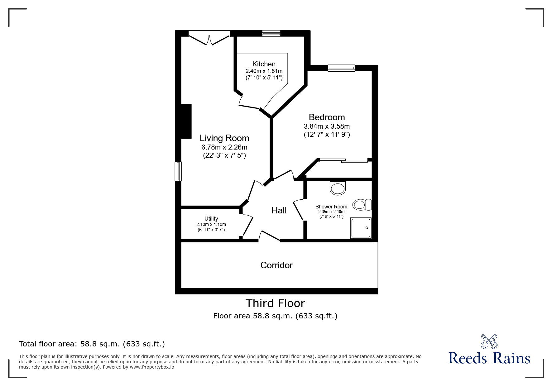 18 Adlington House, 132A, Slade Road, Bristol floorplan