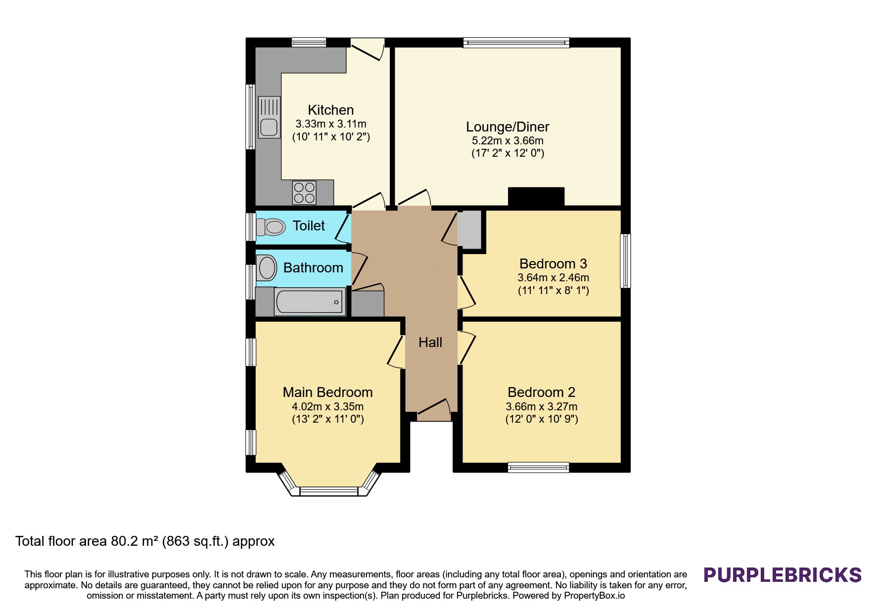 1, Freegrounds Close, Southampton floorplan