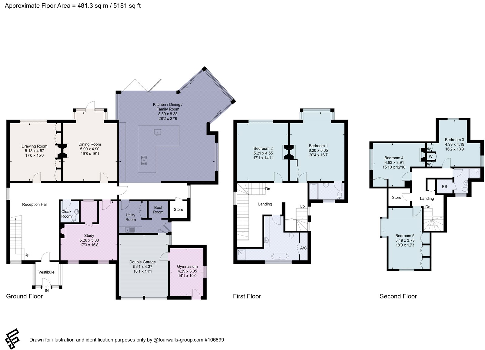 Vernon Lodge,, Harcourt Road, Worcestershire floorplan
