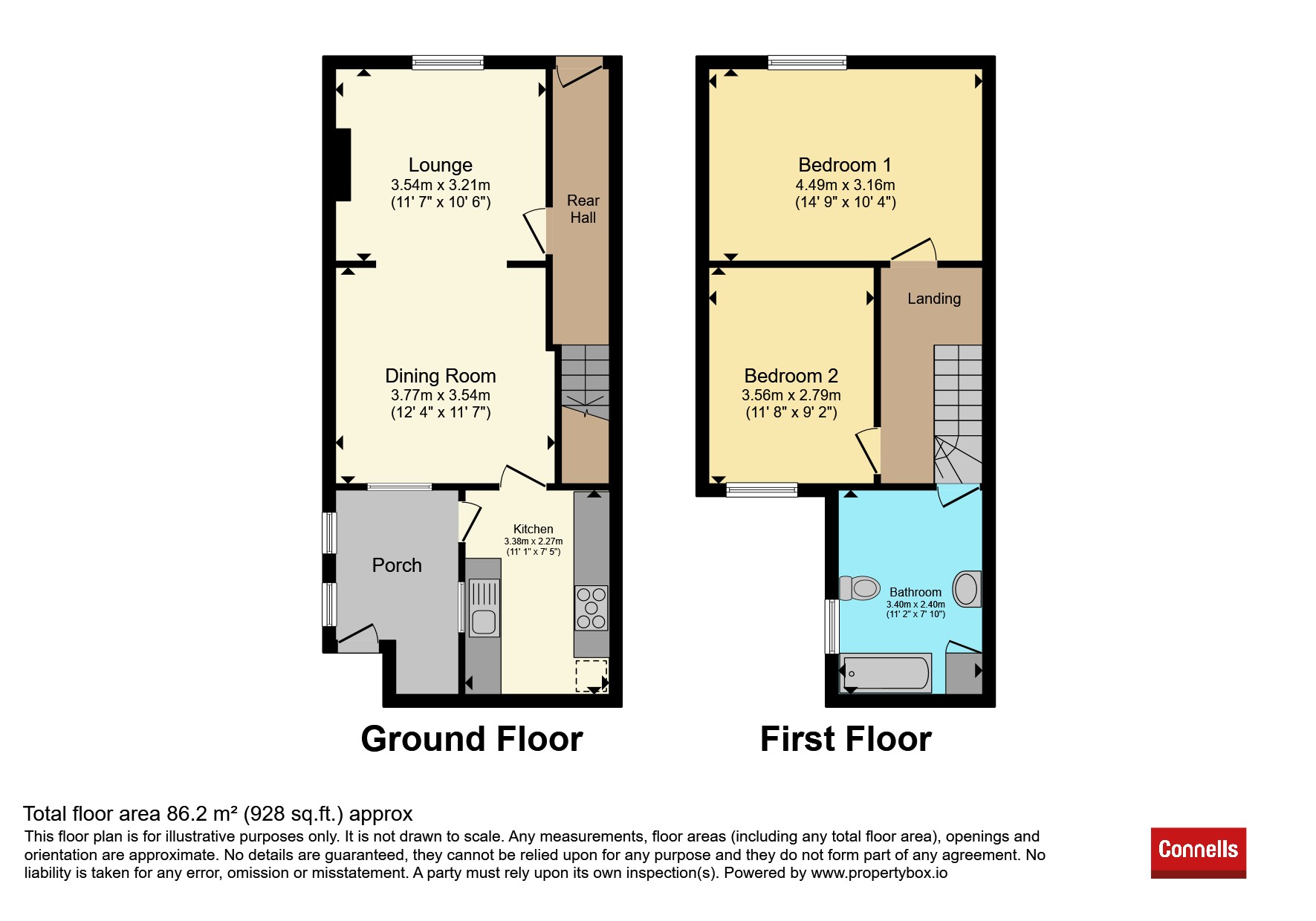 1, Smiths Terrace, YEOVIL floorplan