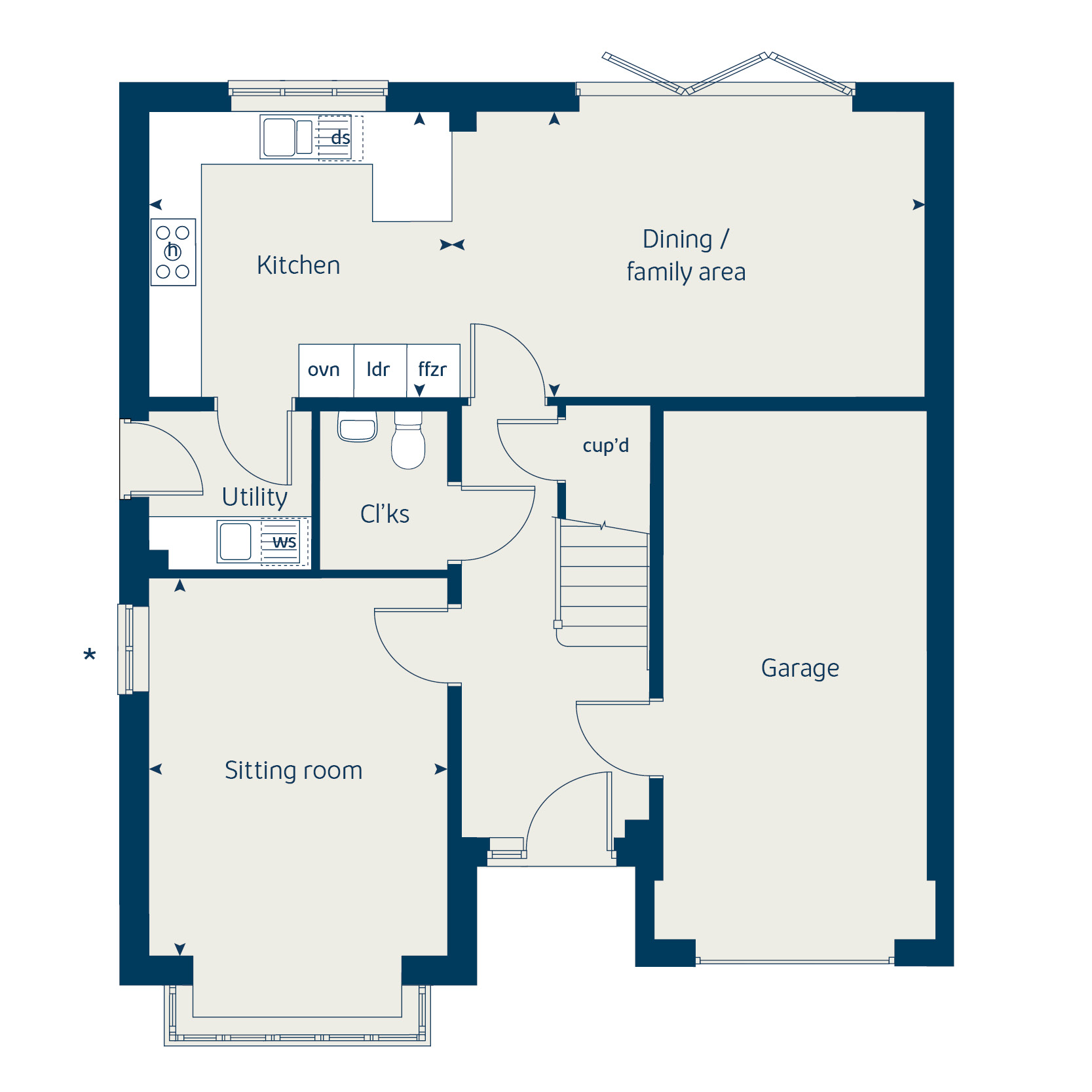 61, Marley Way, Burton-On-Trent floorplan
