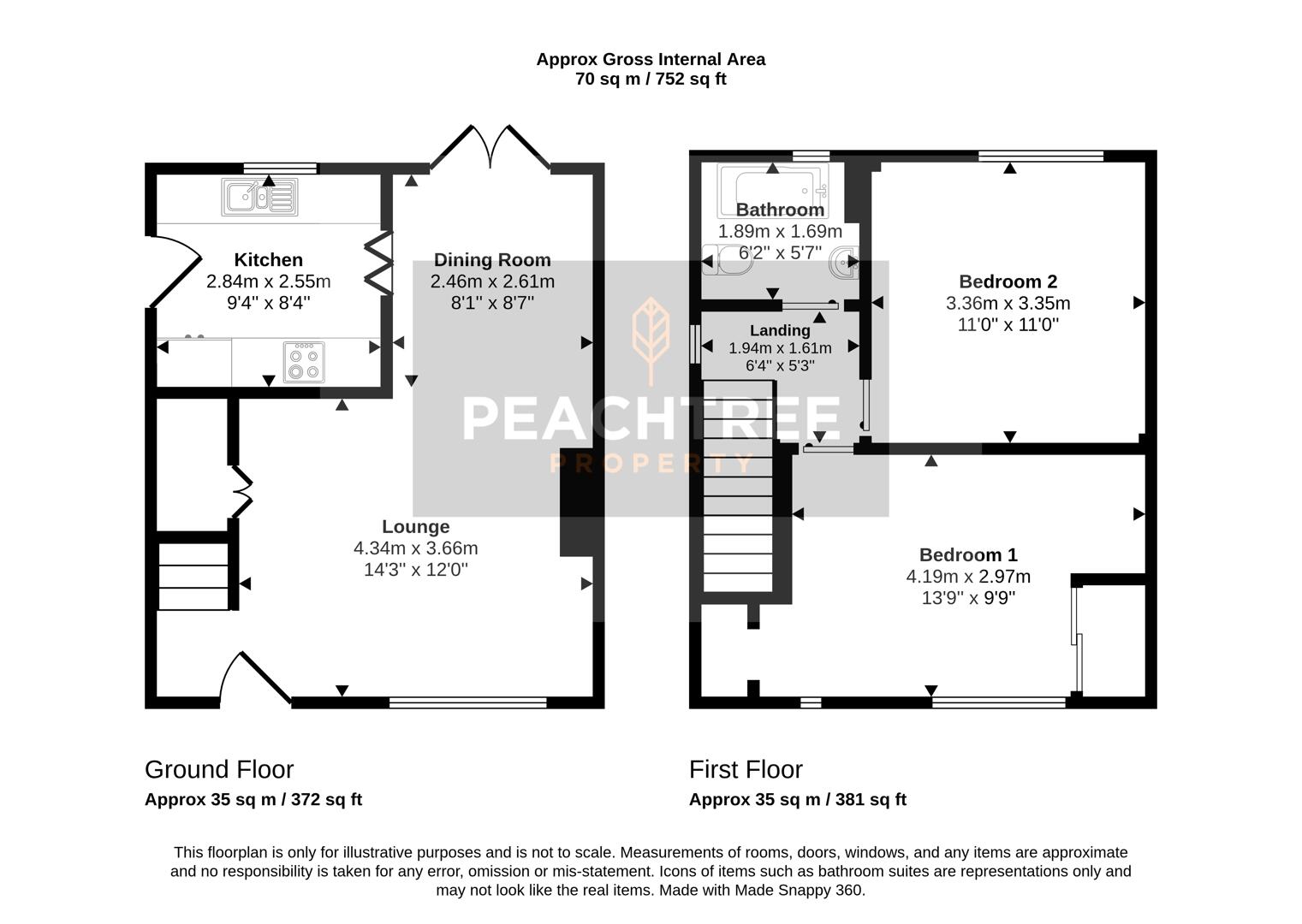 Greenhead Road, Renfrew floorplan