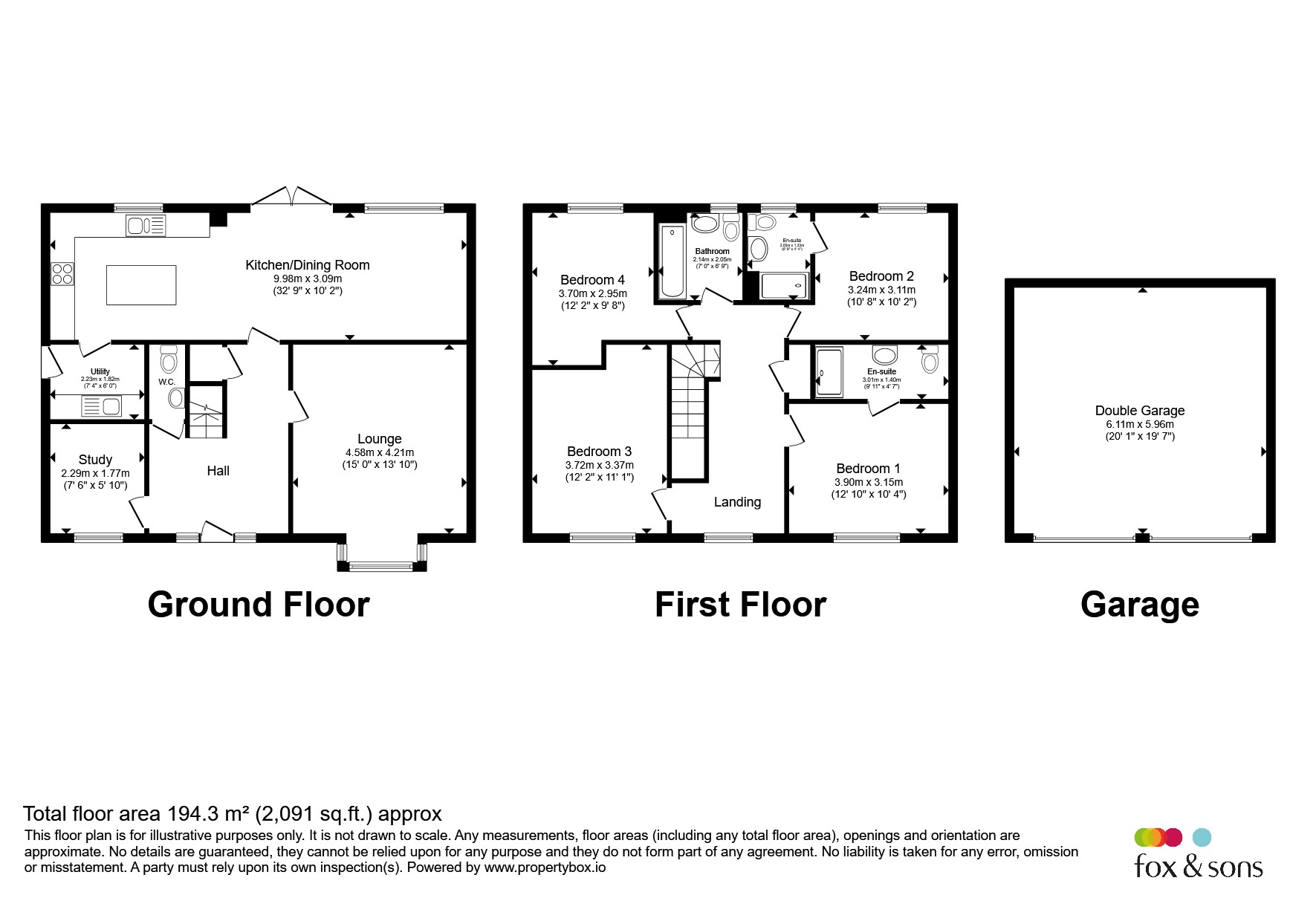 5, Rosemary Lane, Arundel floorplan