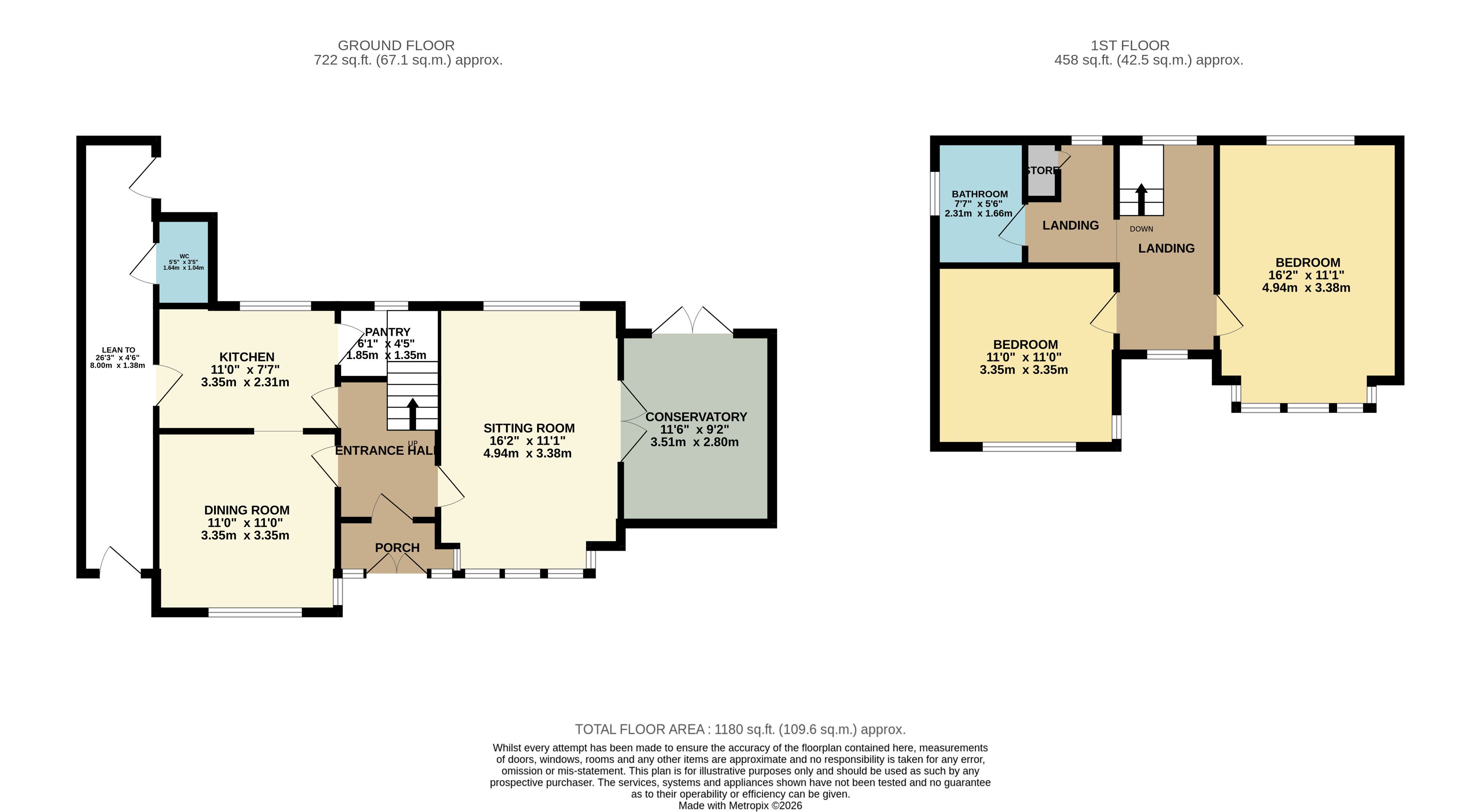 Uphill, Shaws Hill, Matlock floorplan