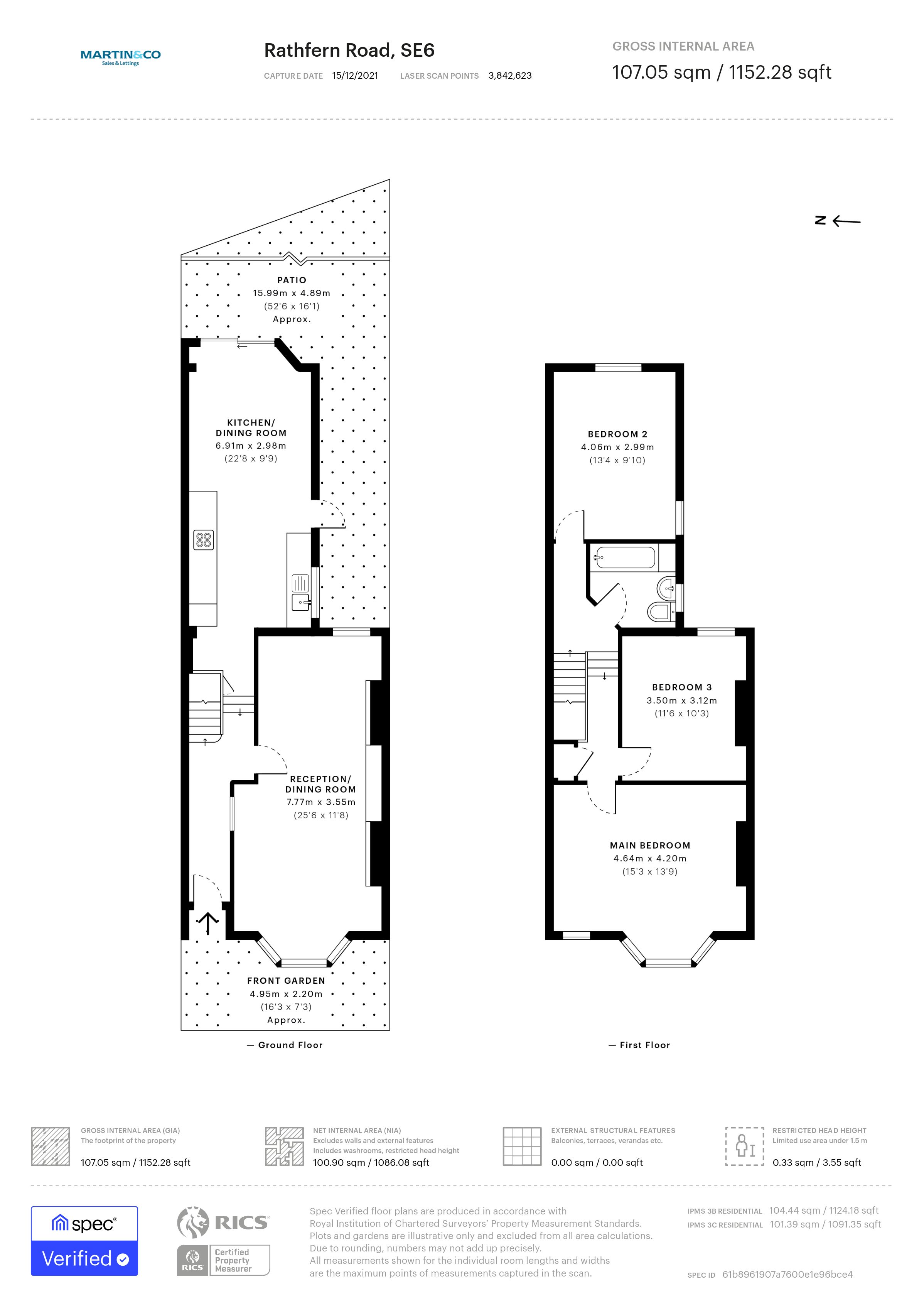 21, Rathfern Road, Catford floorplan
