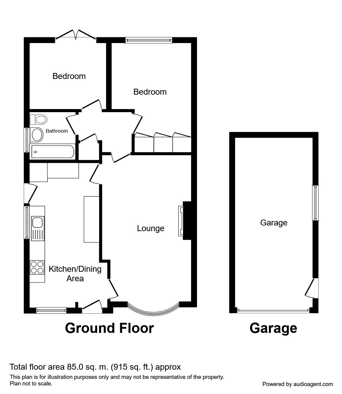 3 Bedrooms Bungalow for sale in Bamford Road, Inkersall, Chesterfield S43