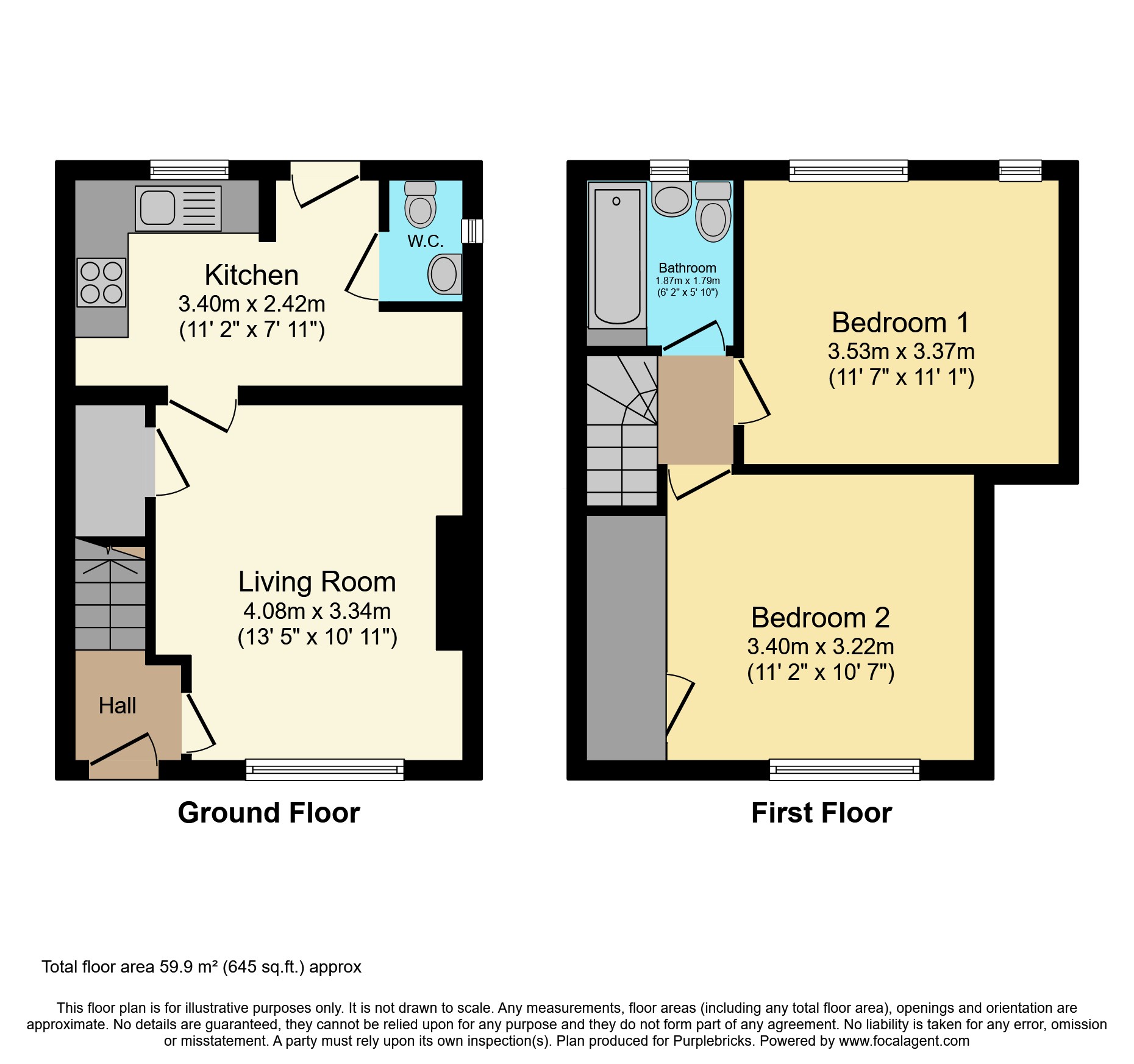 13, Westnall Terrace, Sheffield floorplan