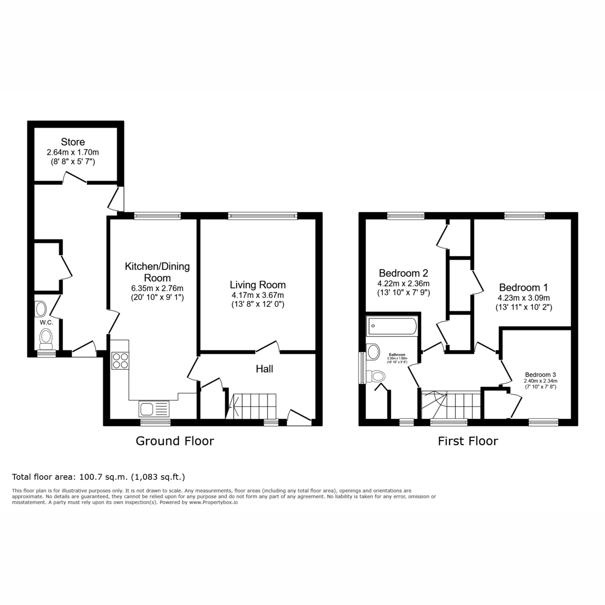100, The Drove, Andover floorplan