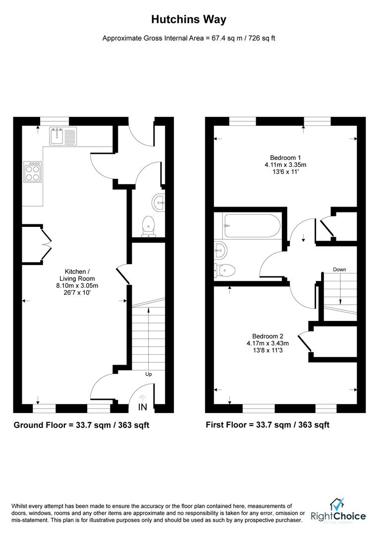 29, Hutchins Way, Basingstoke floorplan