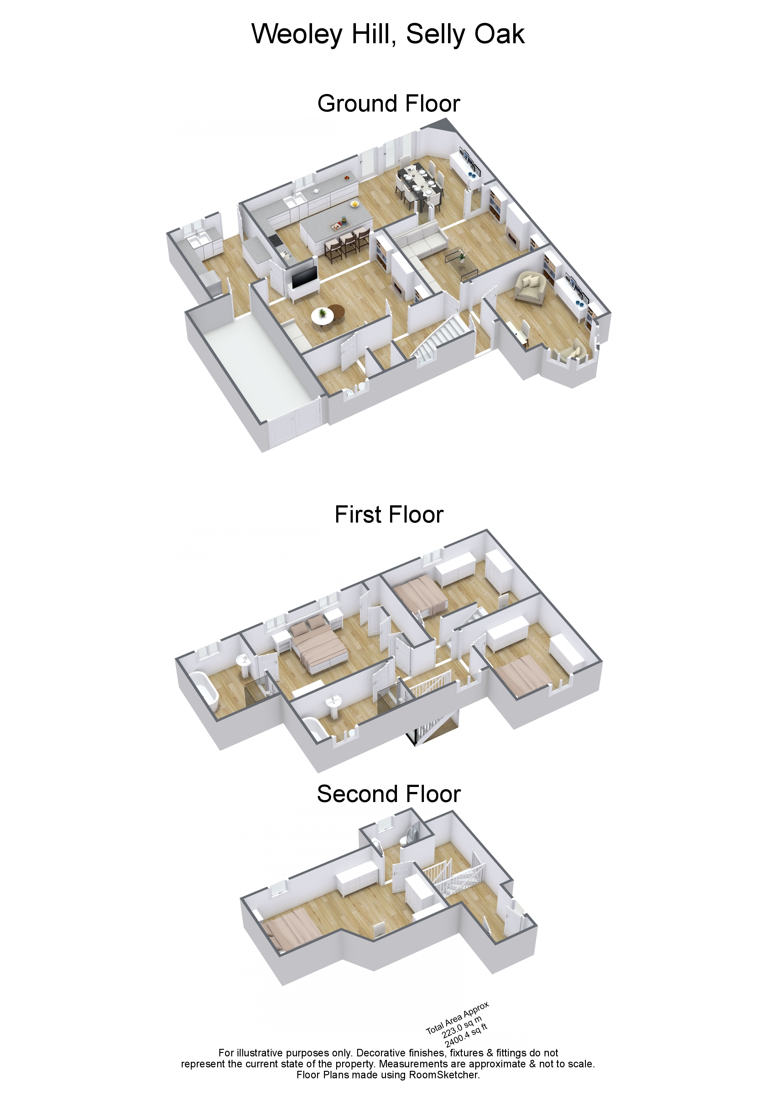 4 bed semidetached house for sale in Weoley Hill, Bournville Village