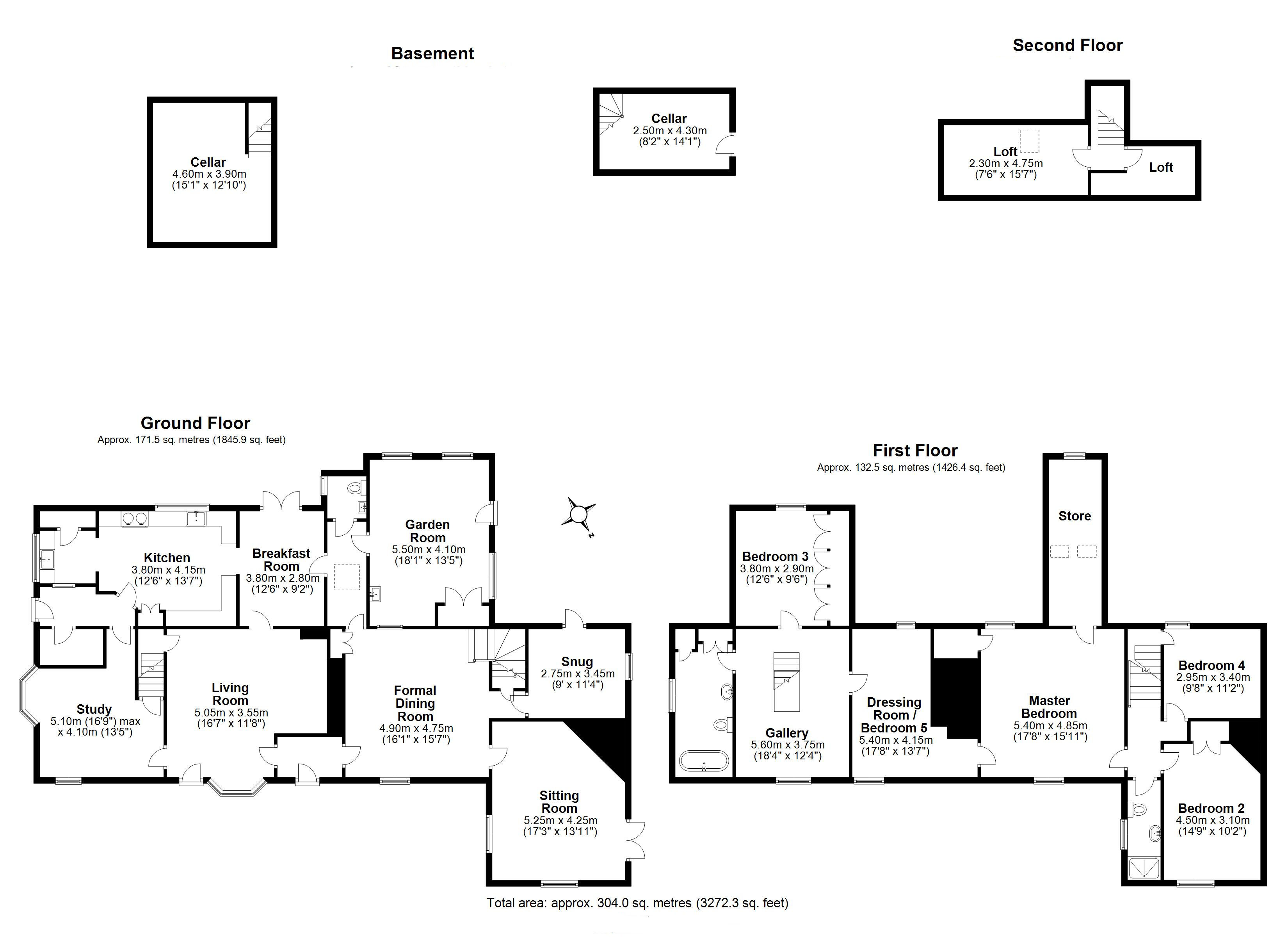 5 Bedrooms Detached house for sale in High Ditch Road, Fen Ditton, Cambridge CB5