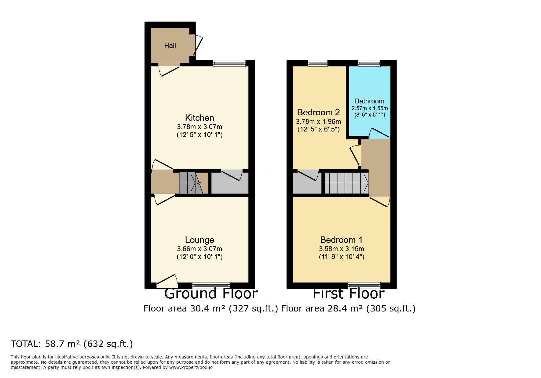 91 Stamford Street, Leicester floorplan