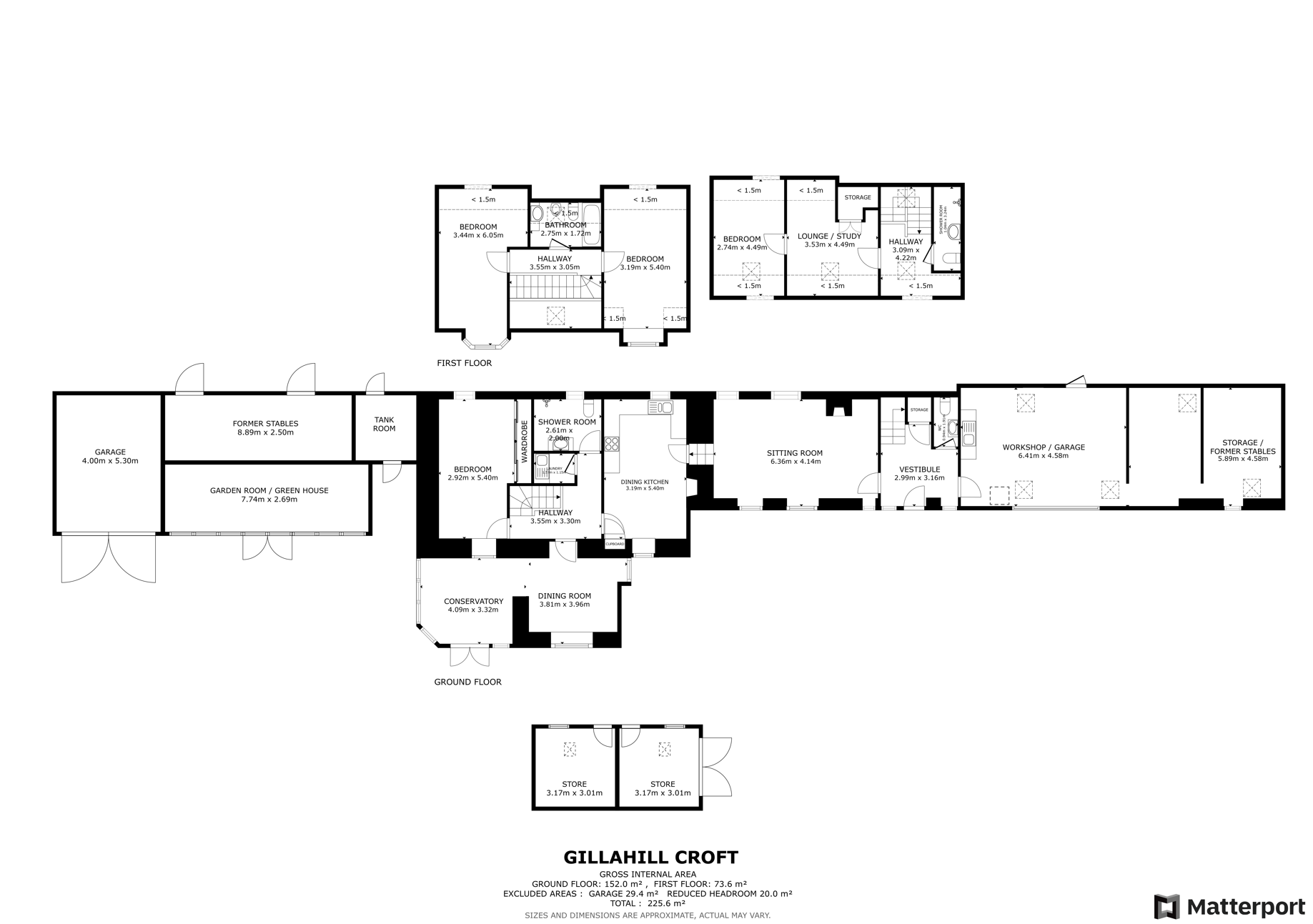 Gillahill Croft House, Aberdeen floorplan