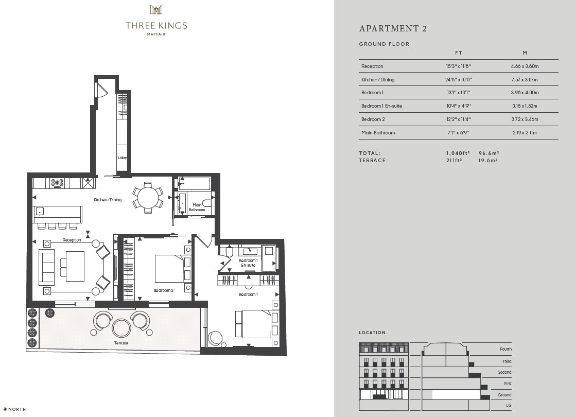 Unit 2, Three Kings Yard, 17 -18, Three Kings Mayfair,, London floorplan