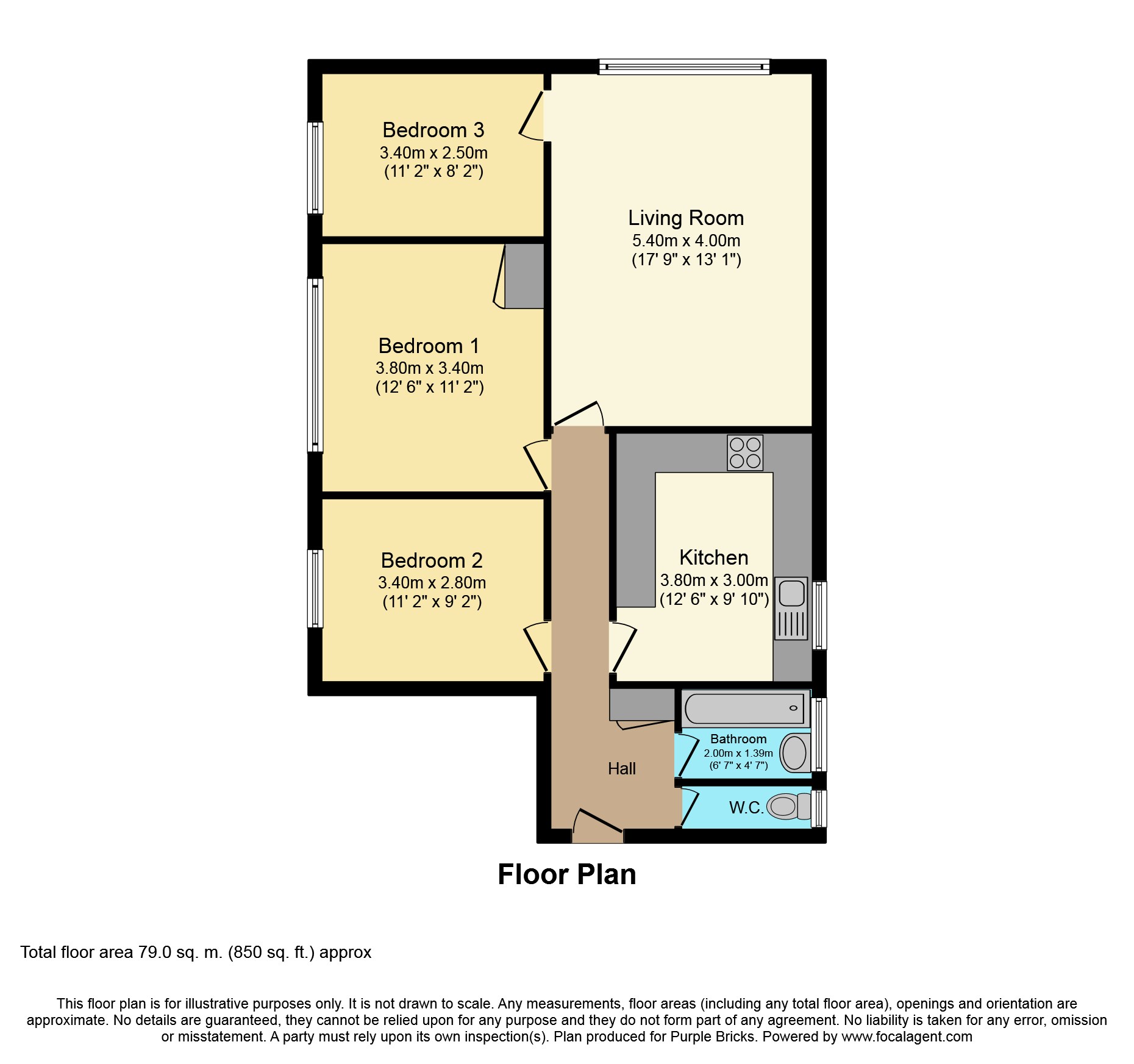 3 Bedrooms Flat for sale in Mount Pleasant, Barnet EN4