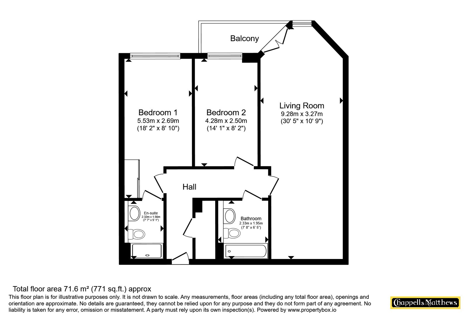 Apartment 266,, The Crescent, Bristol floorplan
