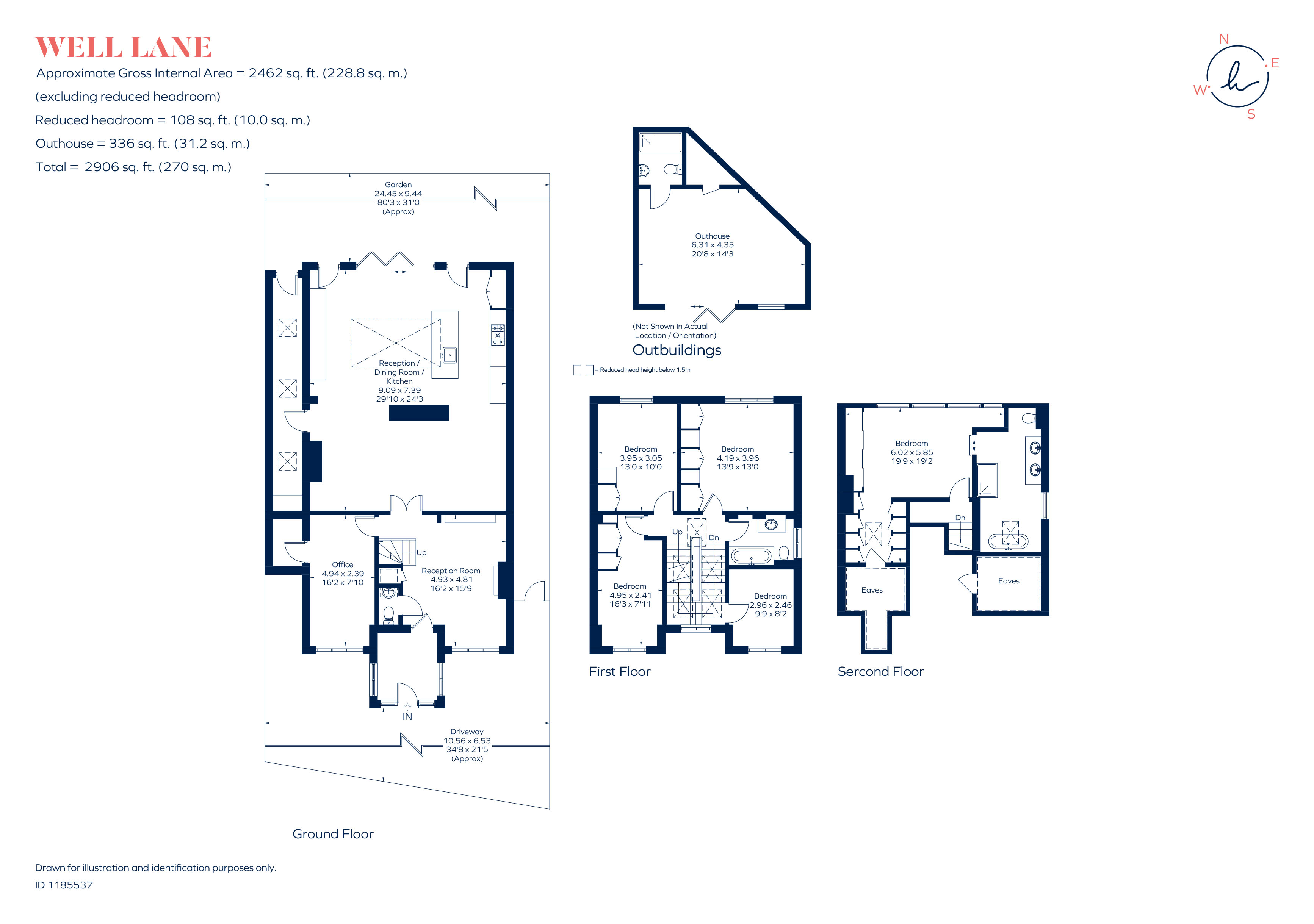 6, Well Lane, LONDON floorplan