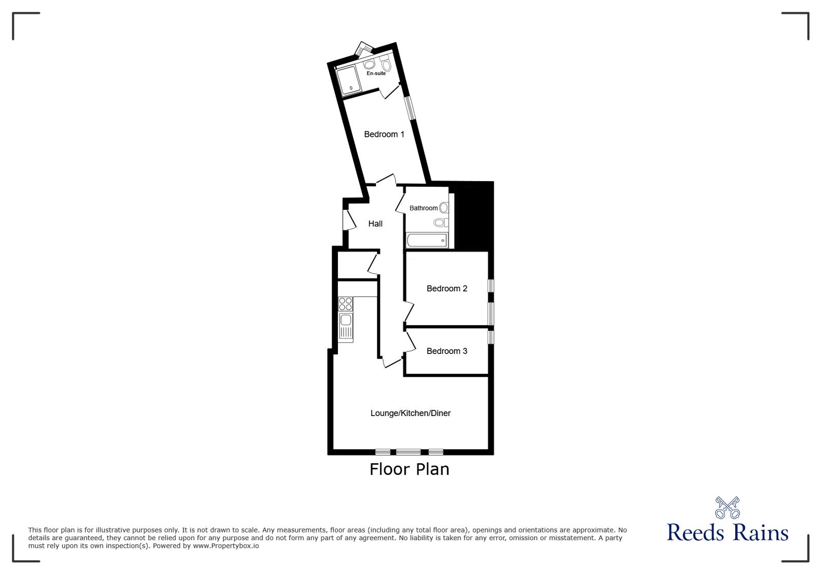 Apartment 16, Commercial House, 14, Commercial Street, Sheffield floorplan