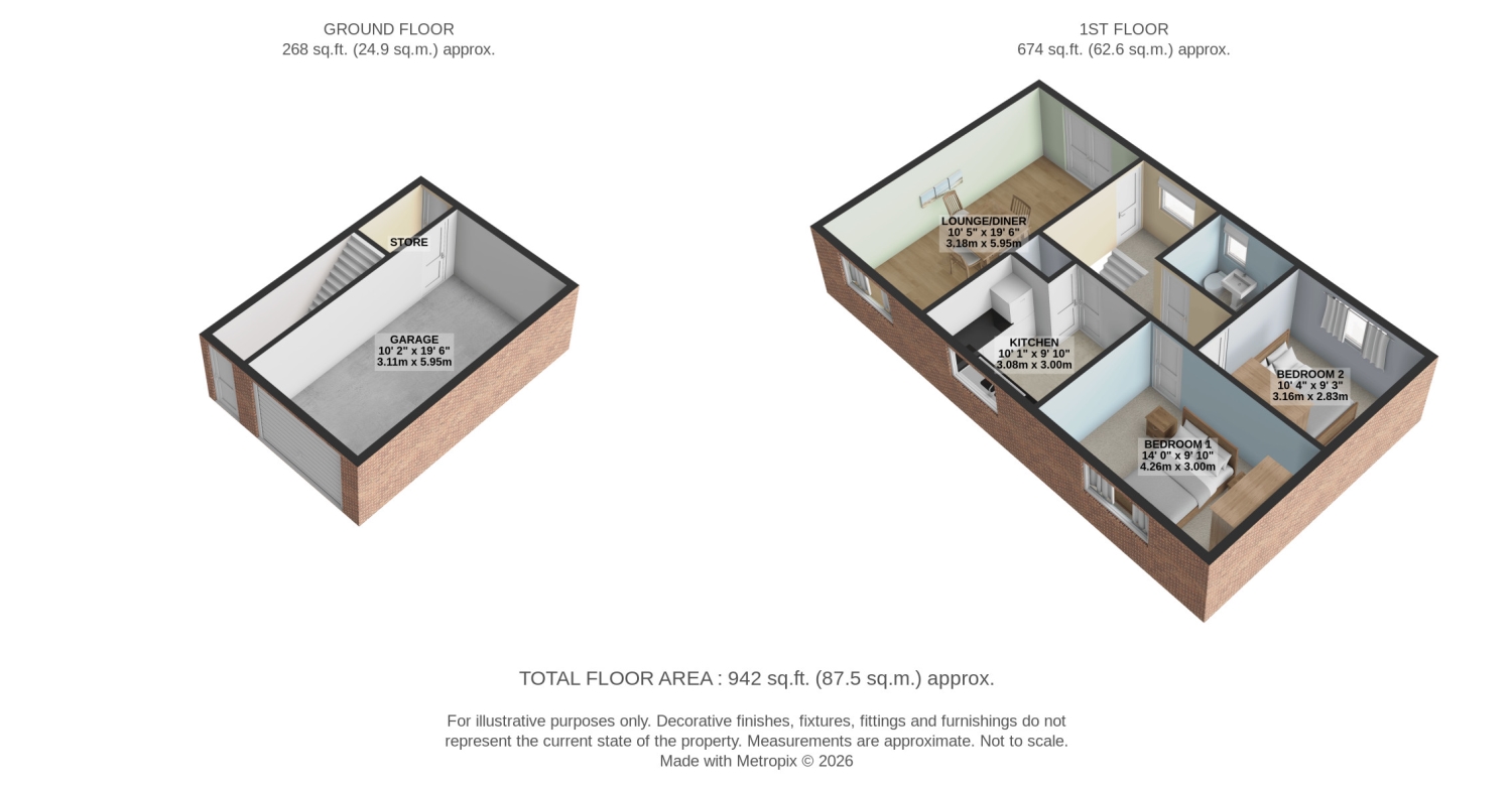 8, LUCKNAM CRESCENT, SWINDON floorplan