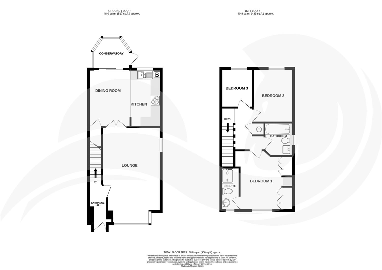 63, Yeates Drive, Sittingbourne floorplan