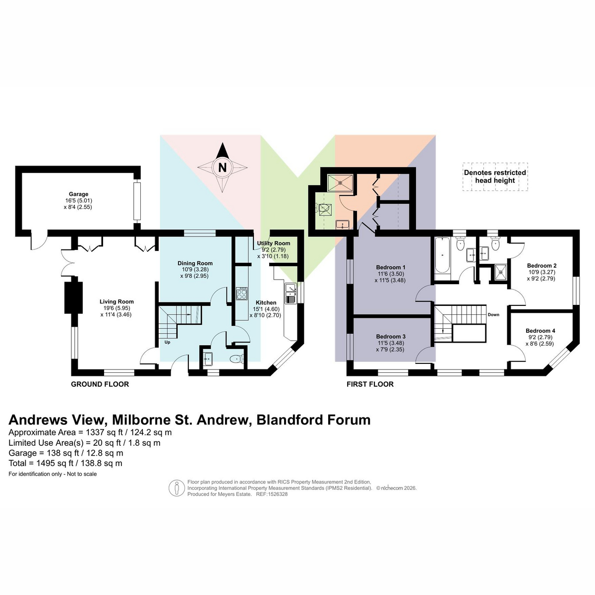 13, St. Andrews View, Blandford Forum floorplan