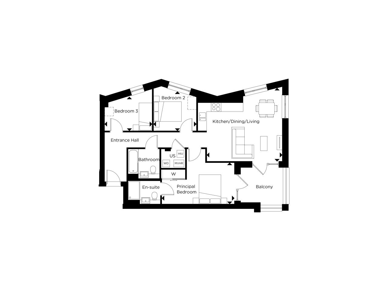61 Lady White Crescent, Oxford floorplan