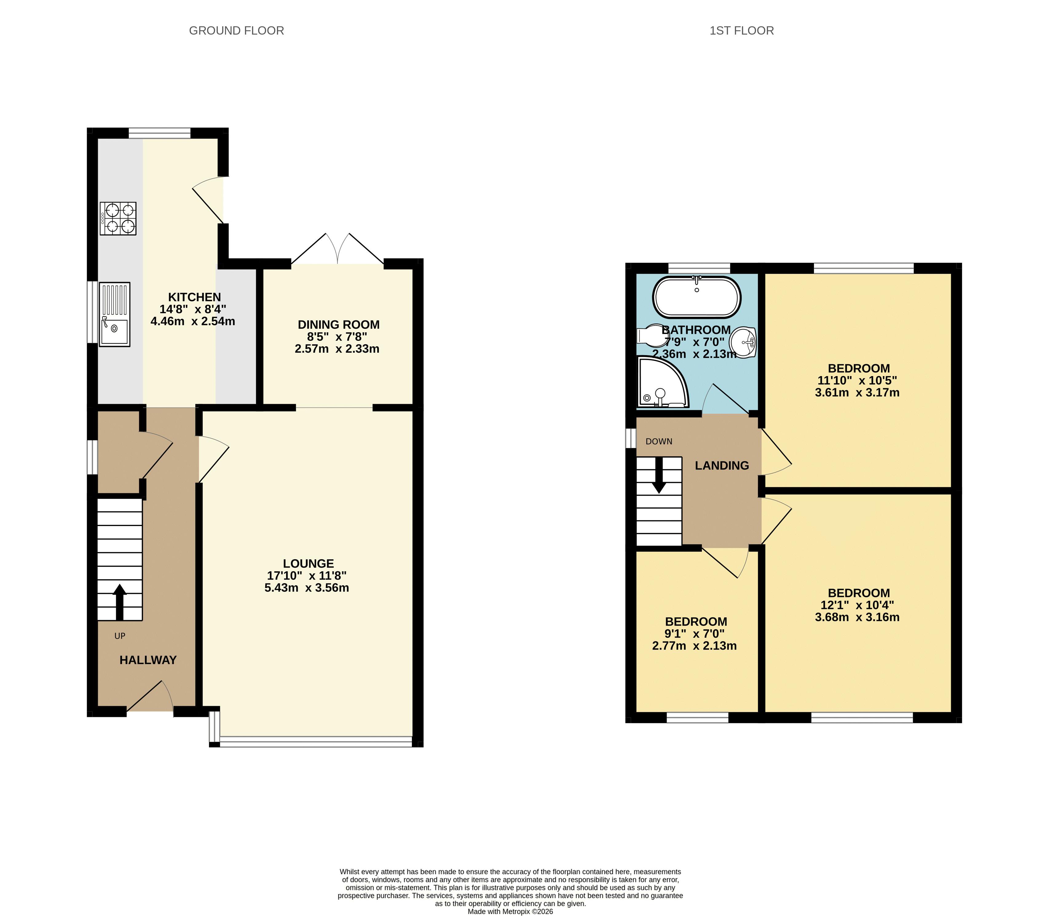 115, Low Leys Road, Scunthorpe floorplan