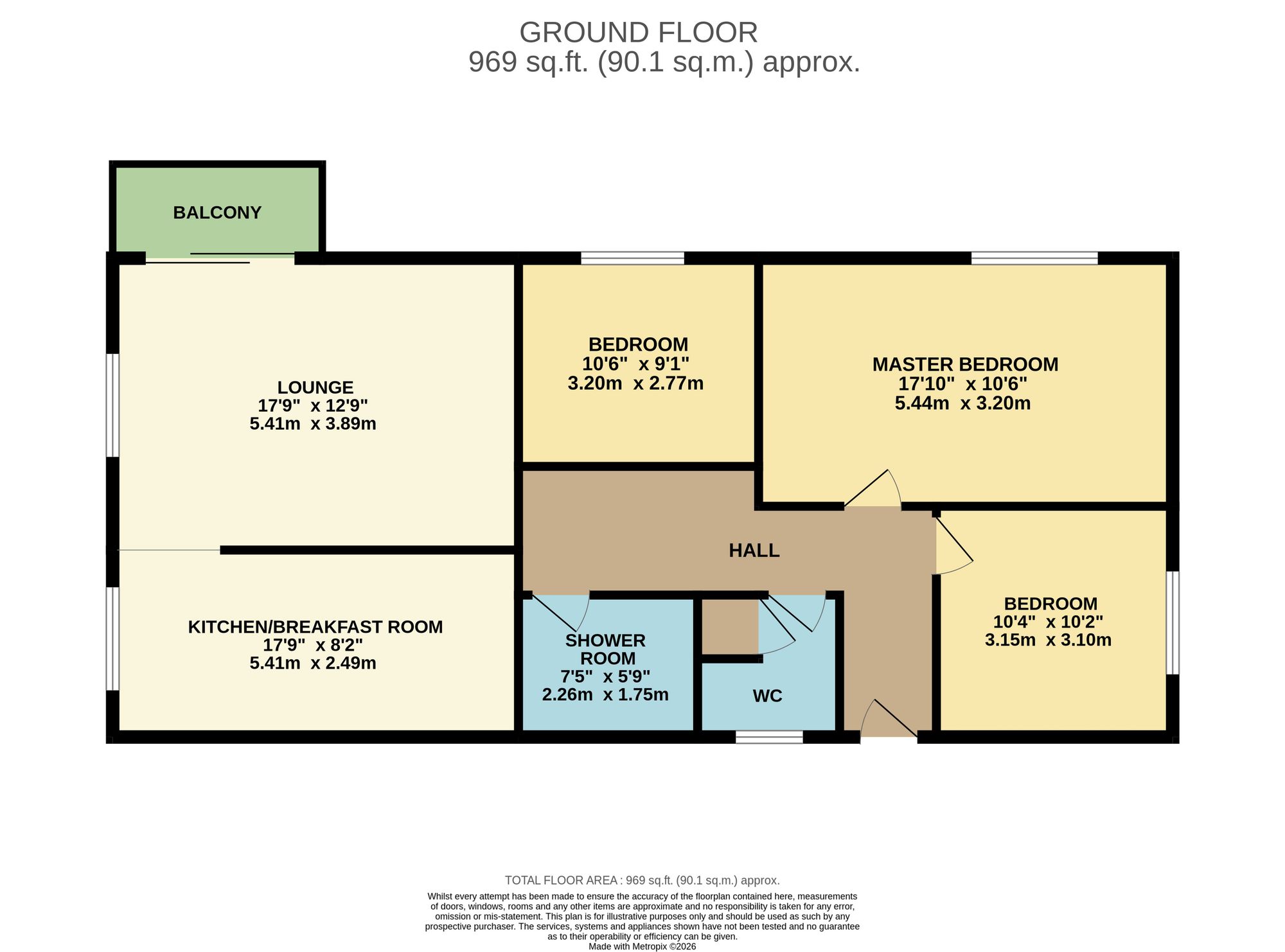 117 Chatsworth Road, Manchester floorplan