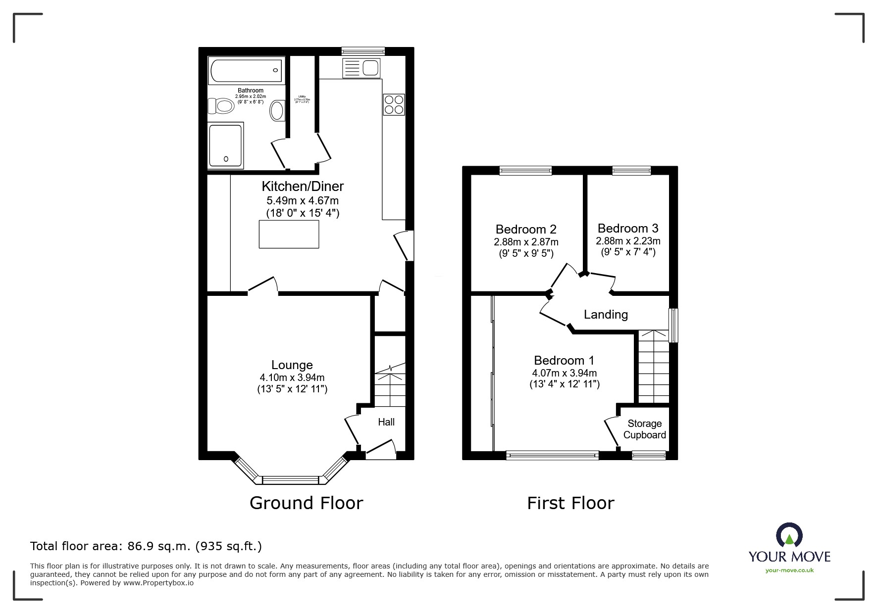 86, Ibstock Road, Coalville floorplan
