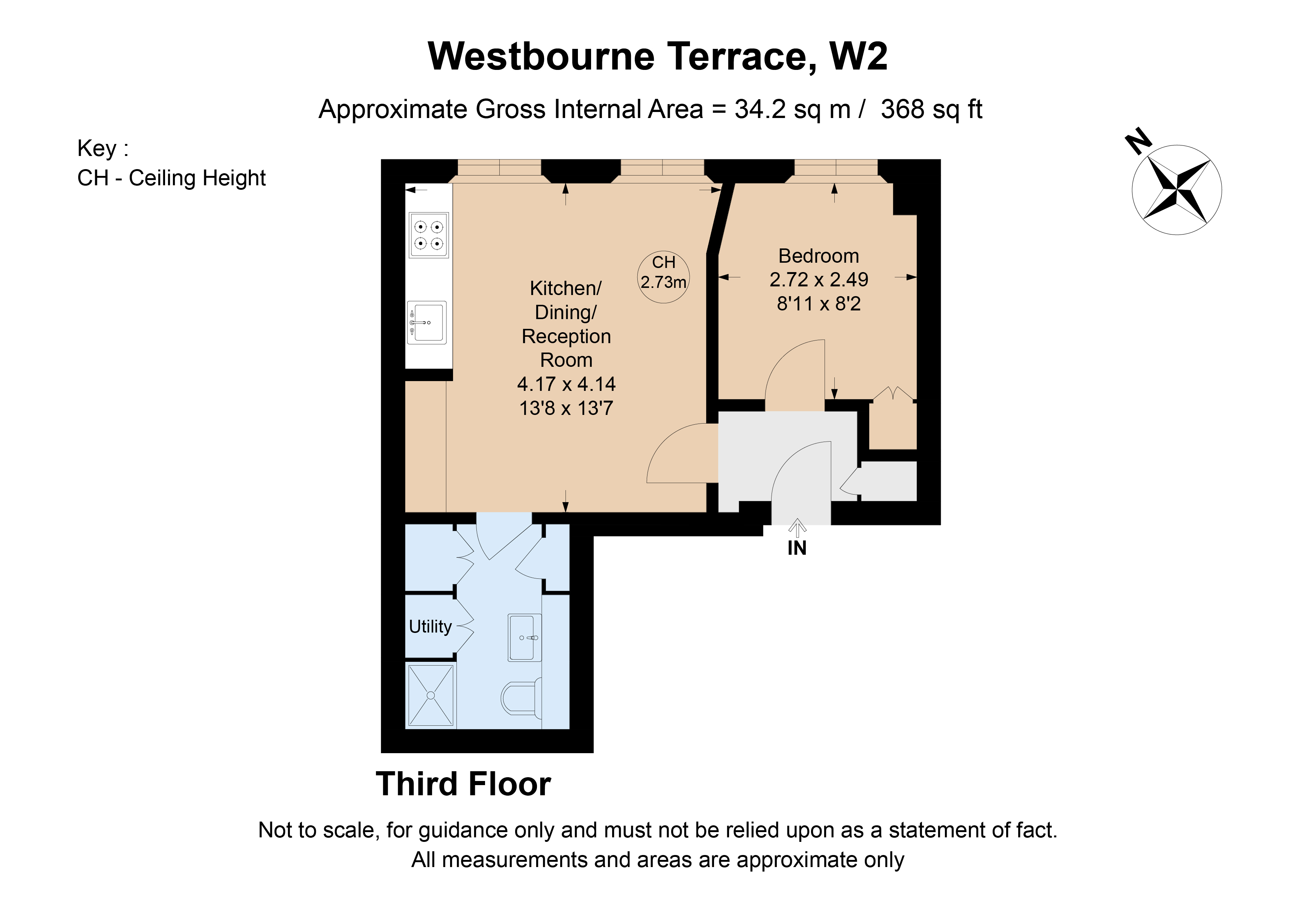 Flat 8, 26, Westbourne Terrace, Paddington floorplan
