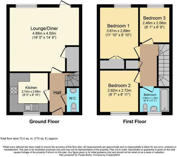 Blacksmiths Way, Elmswell, Bury St. Edmunds IP30, 3 bedroom terraced