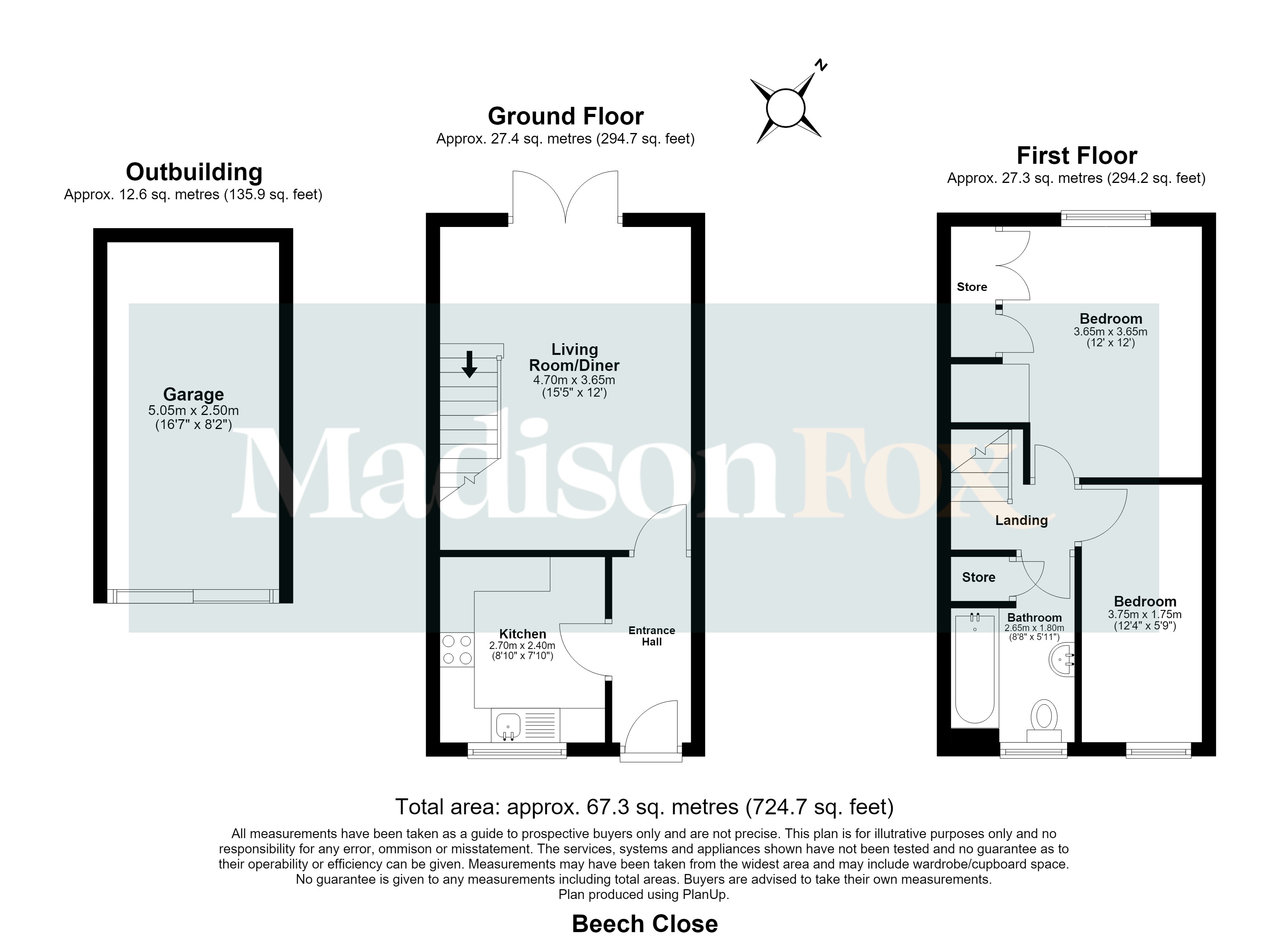 16, Beech Close, Essex floorplan